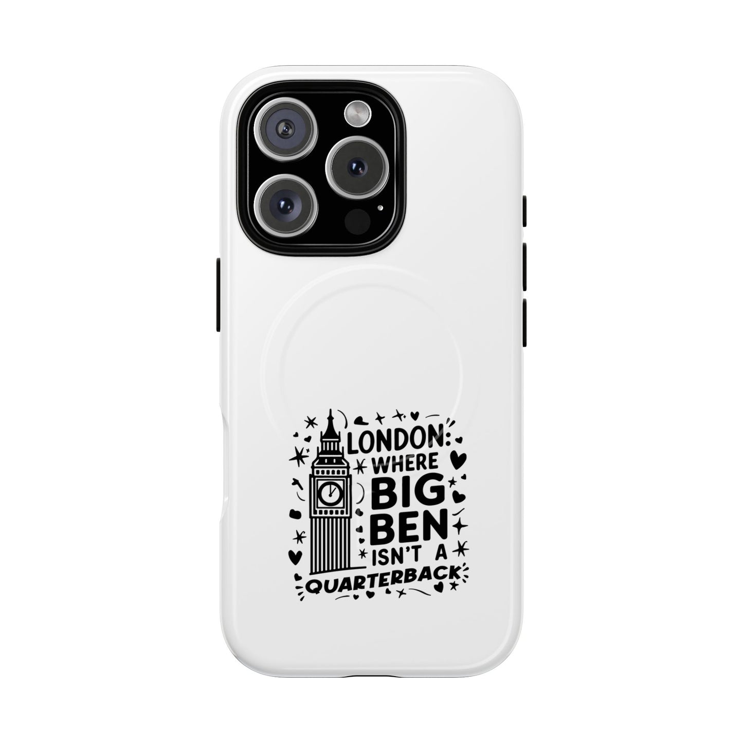 Magnetic Phone Case - London Big Ben Design, Protective Cover, Gift for Travelers, Trendy Accessory, Unique Phone Case