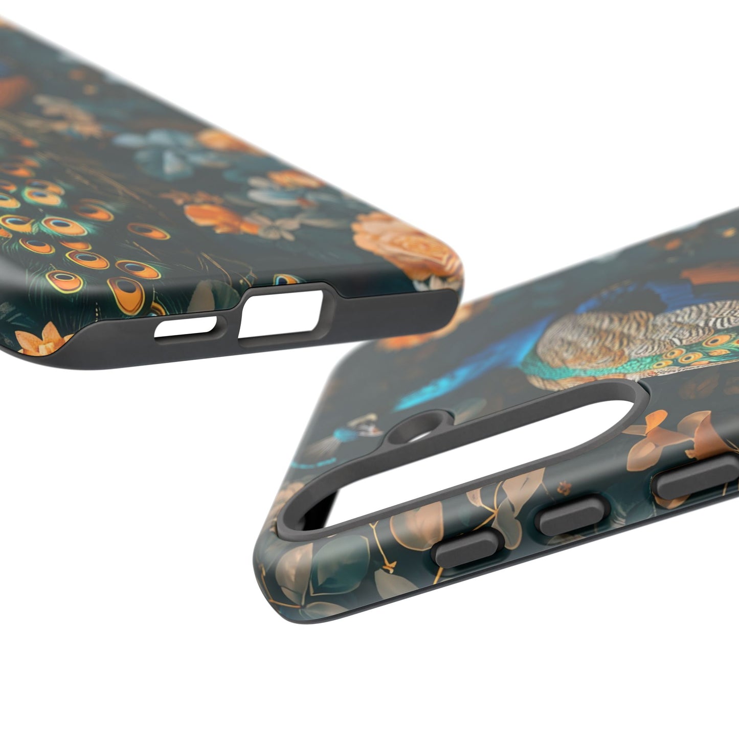 Peacock Phone Case - Elegant Floral Design, Tough Case for Protection, Unique Gift for Nature Lovers, Stylish Accessory, Eco-Friendly