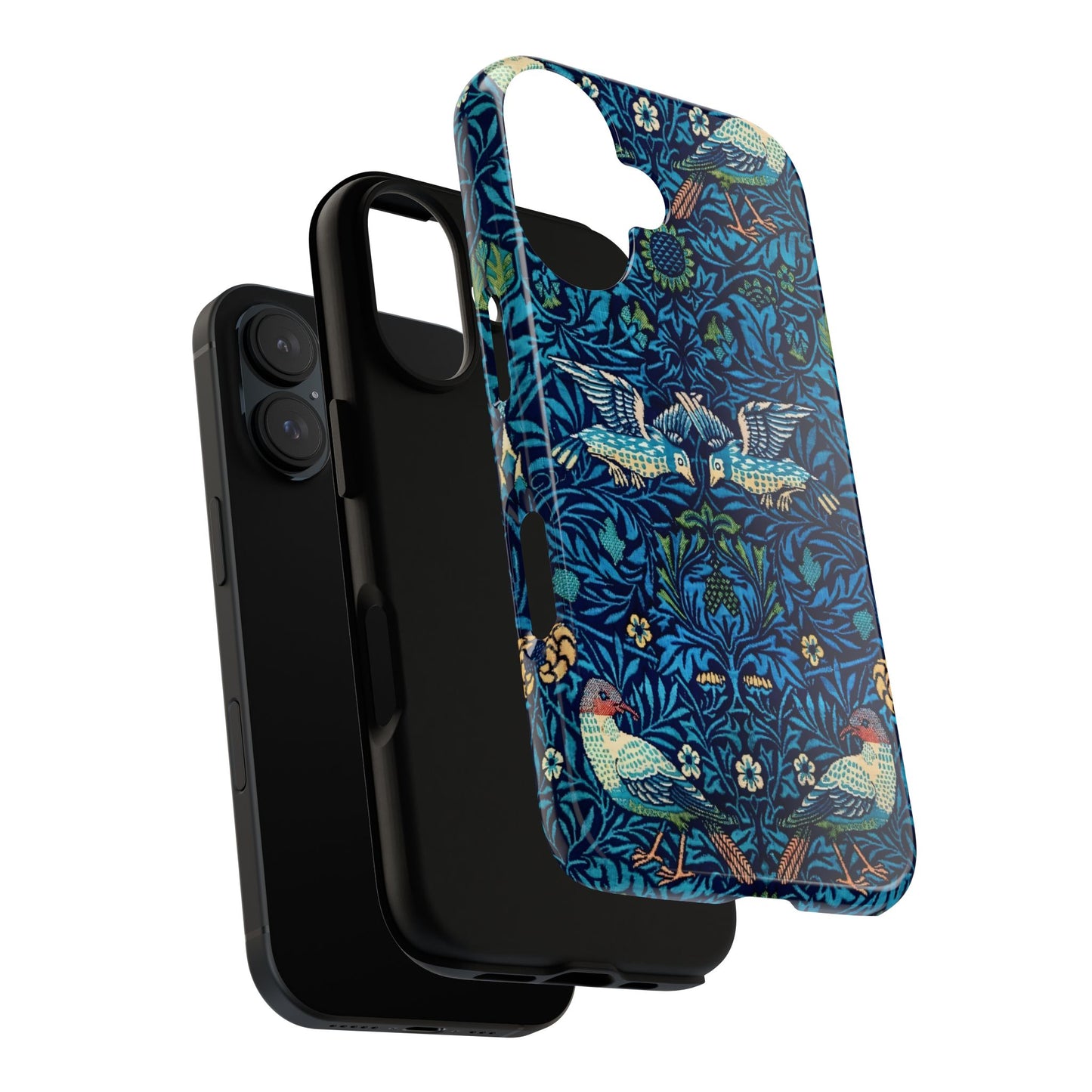 Elegant Bird Pattern Phone Case | Nature Lover Gift, Stylish Mobile Cover, Floral Design, Eco-Friendly, Unique Cell Phone Protector