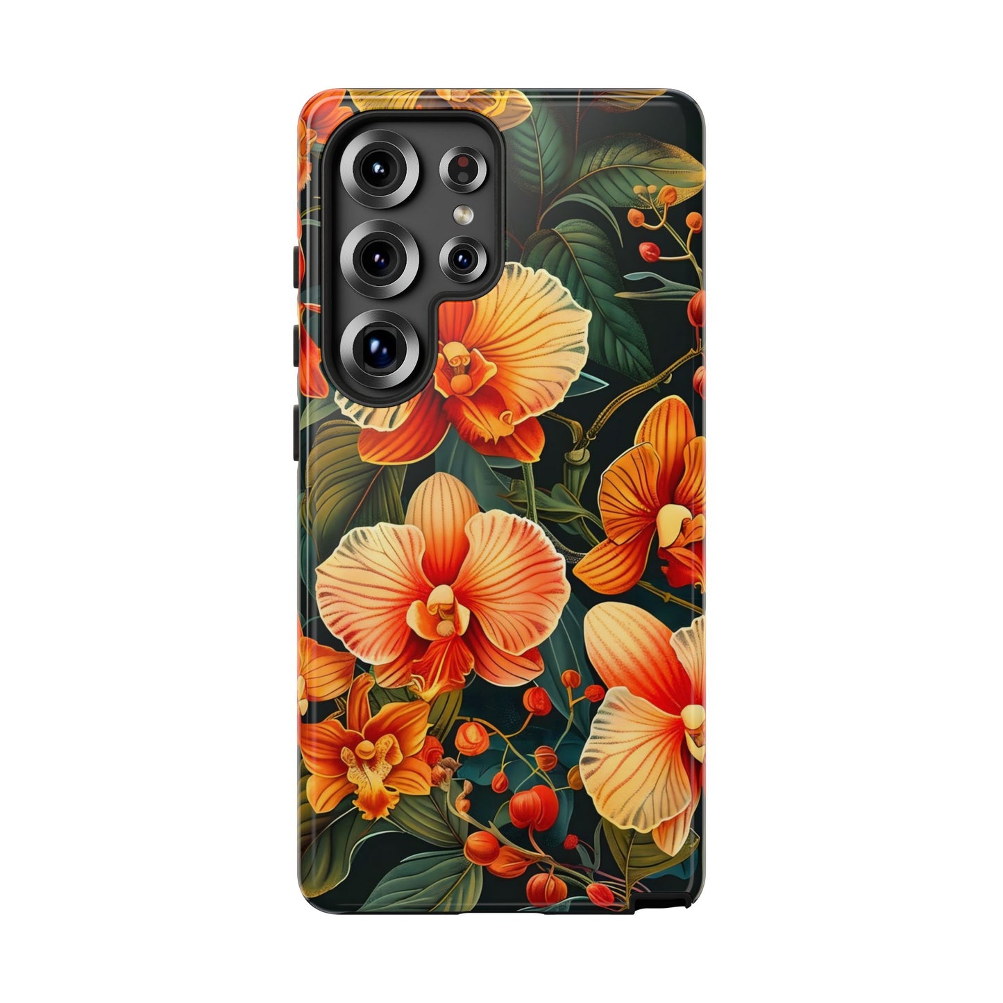 Floral Phone Case - Tough Cases, Protective Cover, Gift for Her, Smartphone Accessory, Floral Design, Nature-Inspired