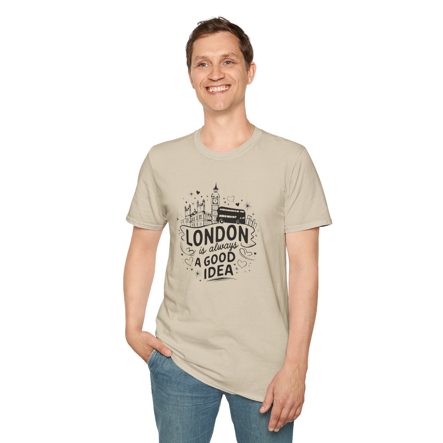 Unisex Softstyle T-Shirt Cozy - London is Always a good idea