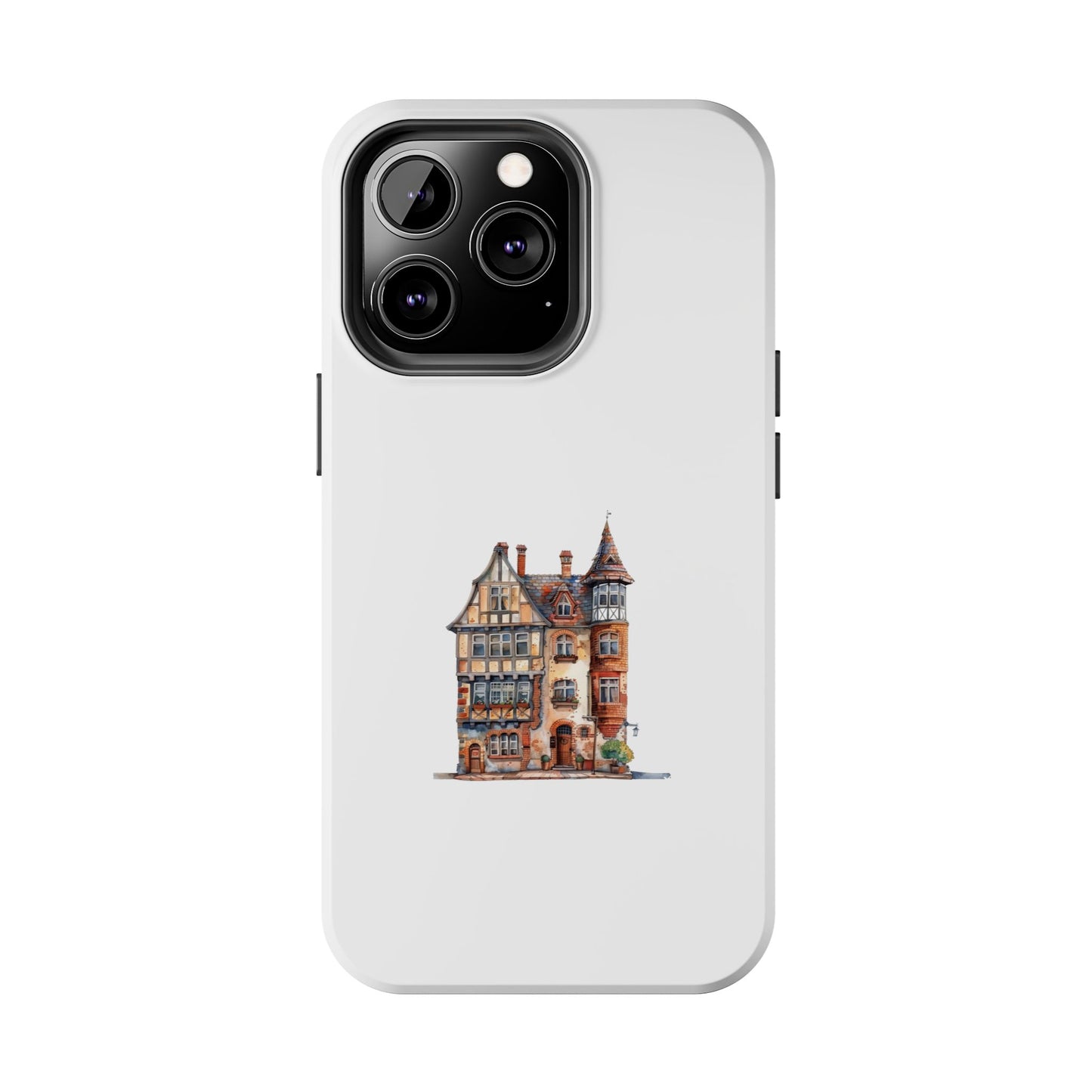 Artistic Tough Phone Cases with Vintage Architecture Design