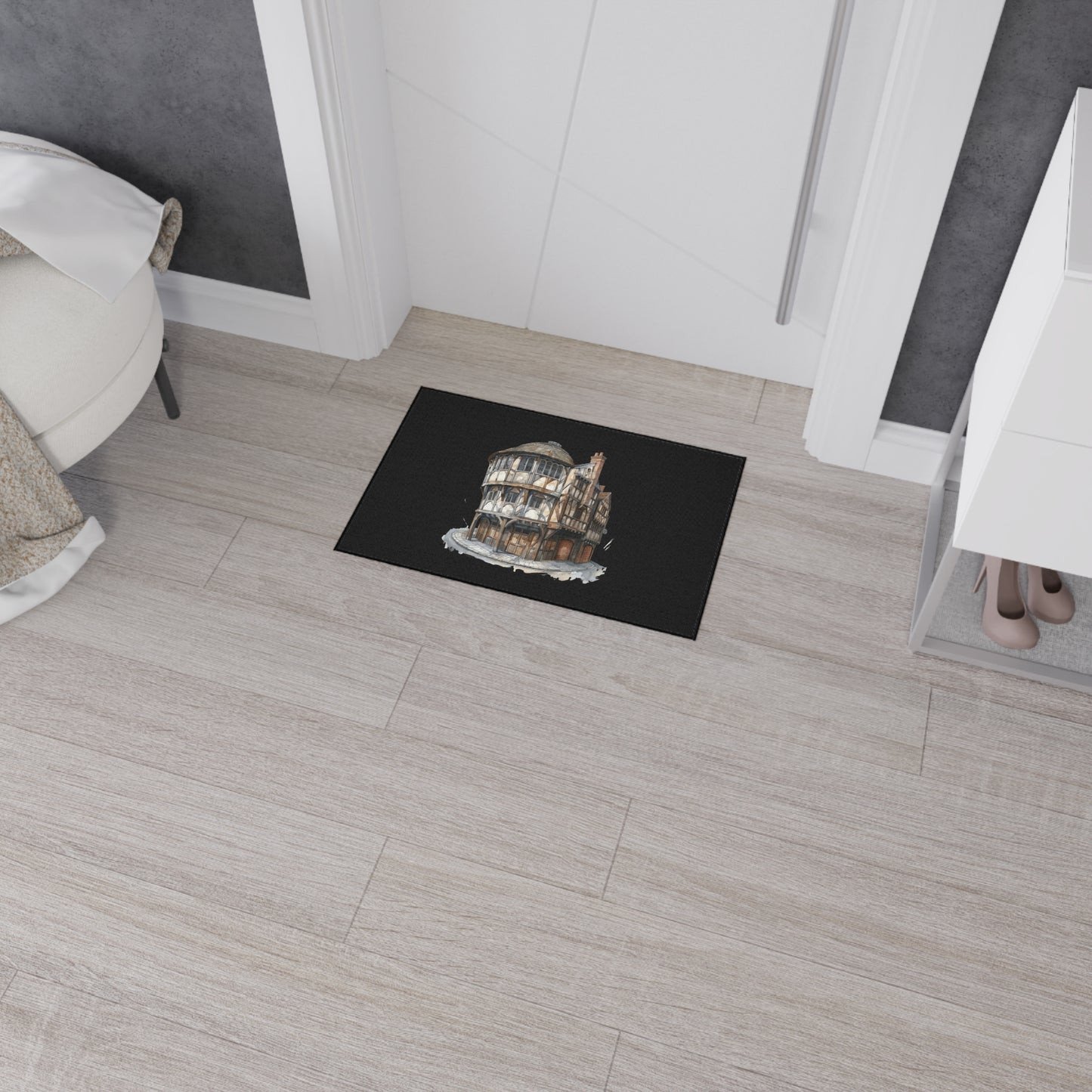 Artistic Heavy Duty Floor Mat - Stylish Entrance Rug, Durable Doormat, Unique Home Decor, Ideal for Entryways, Gifts for New Homeowners