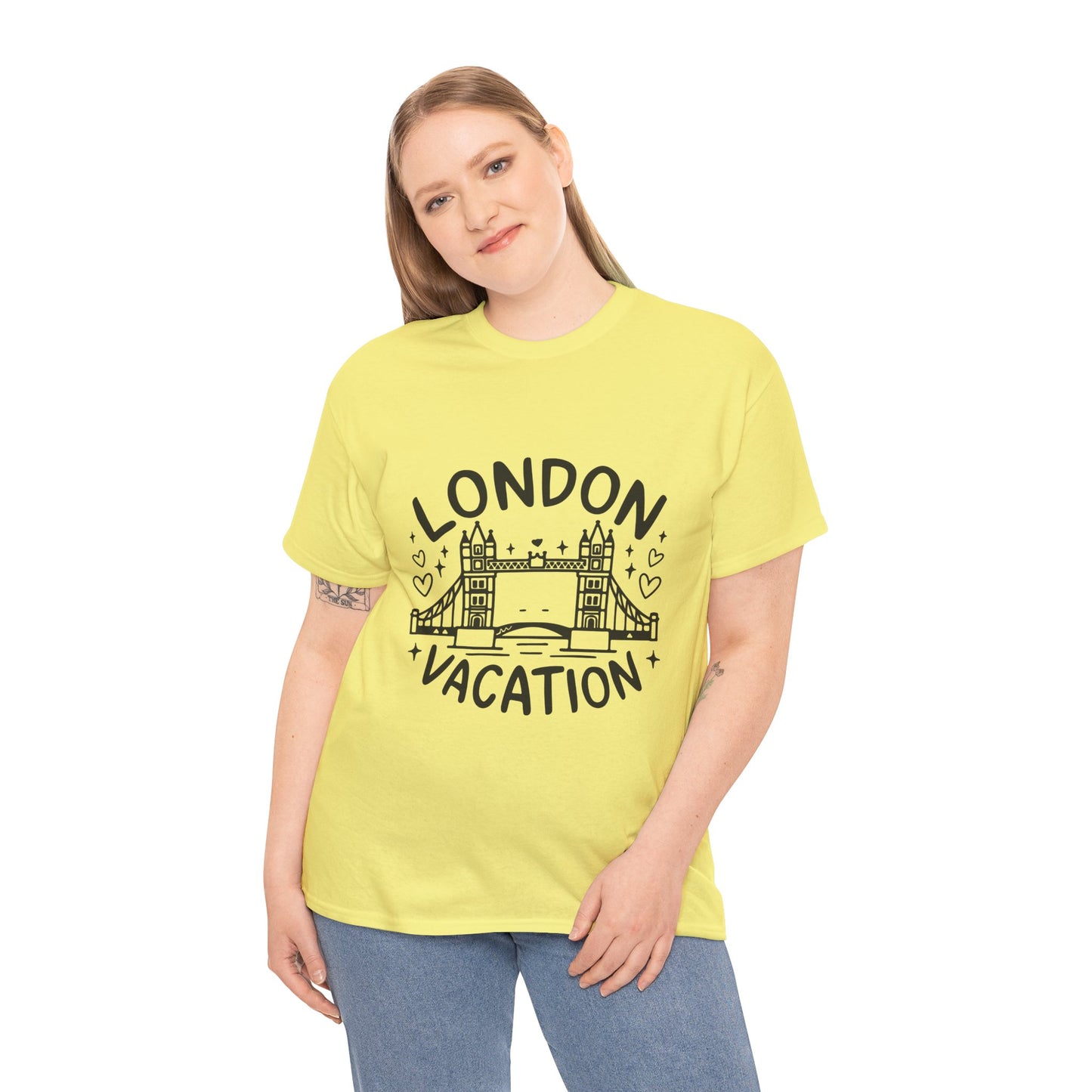 Unisex Heavy Cotton Tee - London's Cozy Vacations