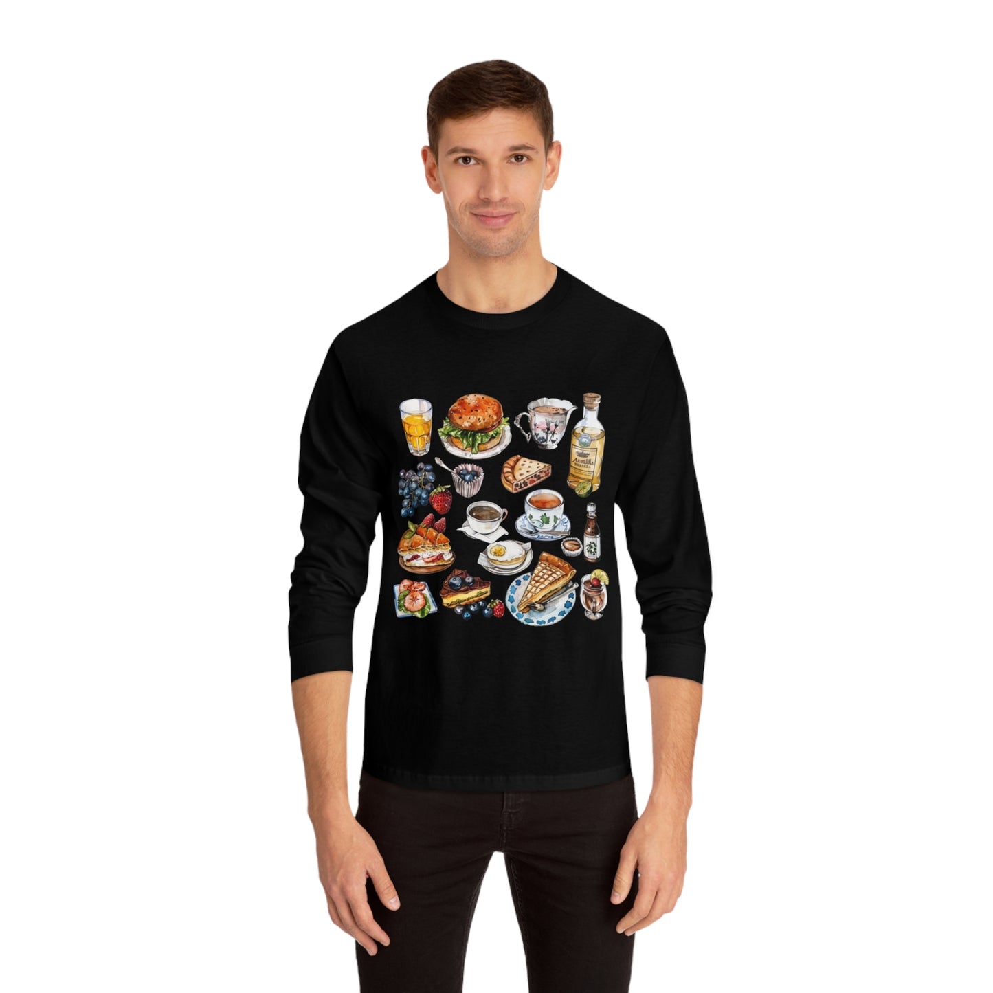 Unisex Classic Long Sleeve T-Shirt - Vintage England Icons