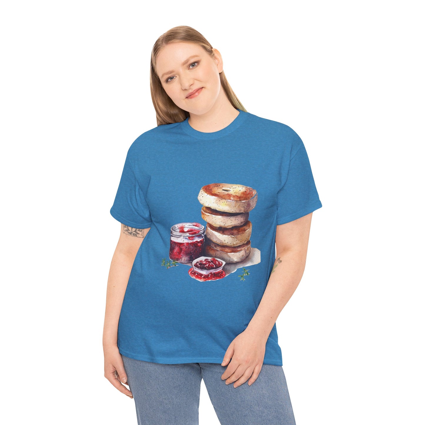 Unisex Heavy Cotton Tee - A Taste of Tradition - Iconic British Cuisine