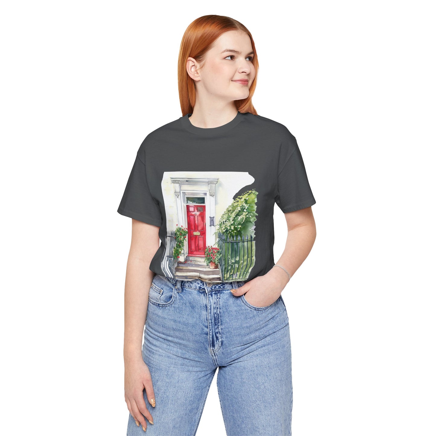 Unisex Jersey Short Sleeve Tee - Greenish British Beauty