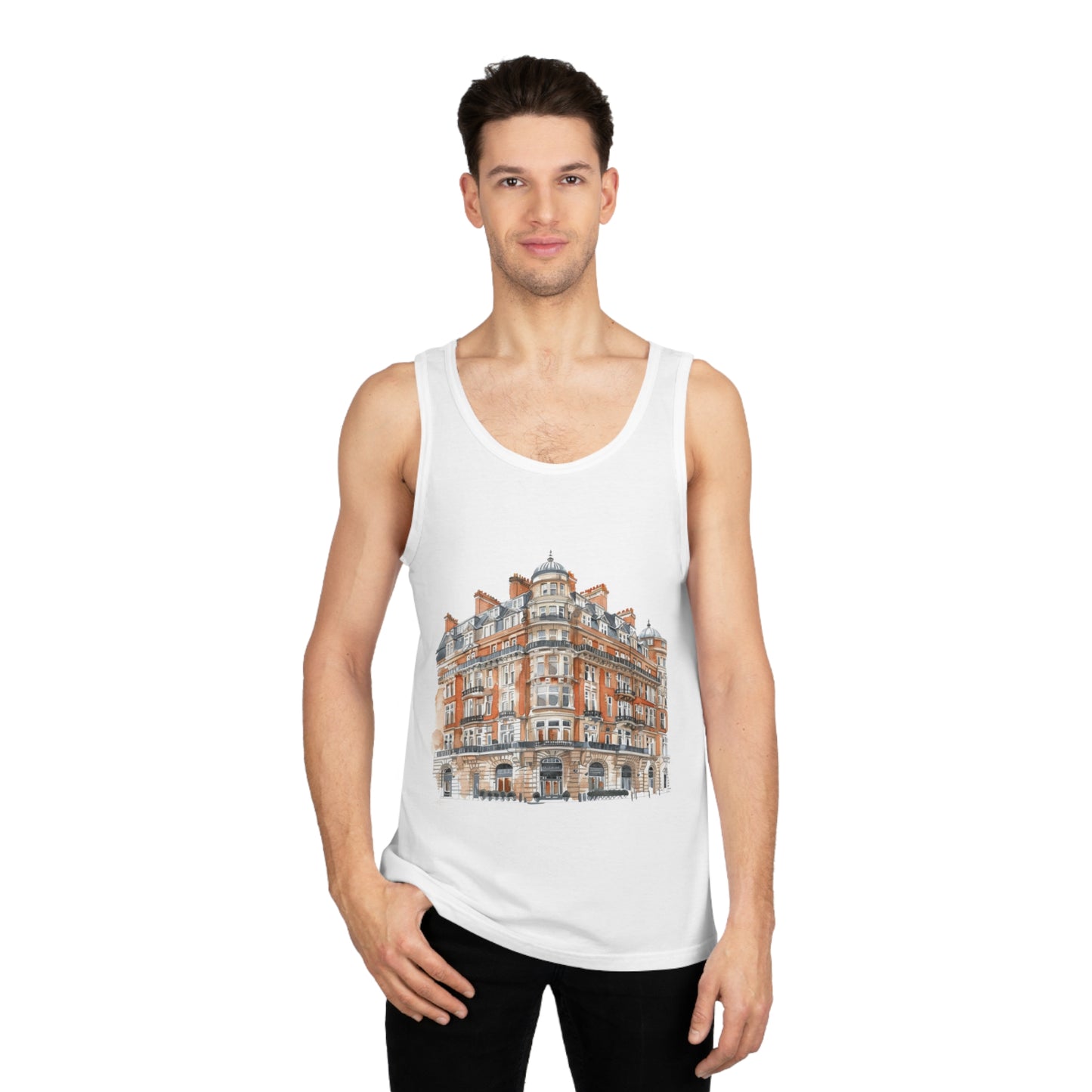 Unisex Softstyle™ Tank Top - Classic British Architecture