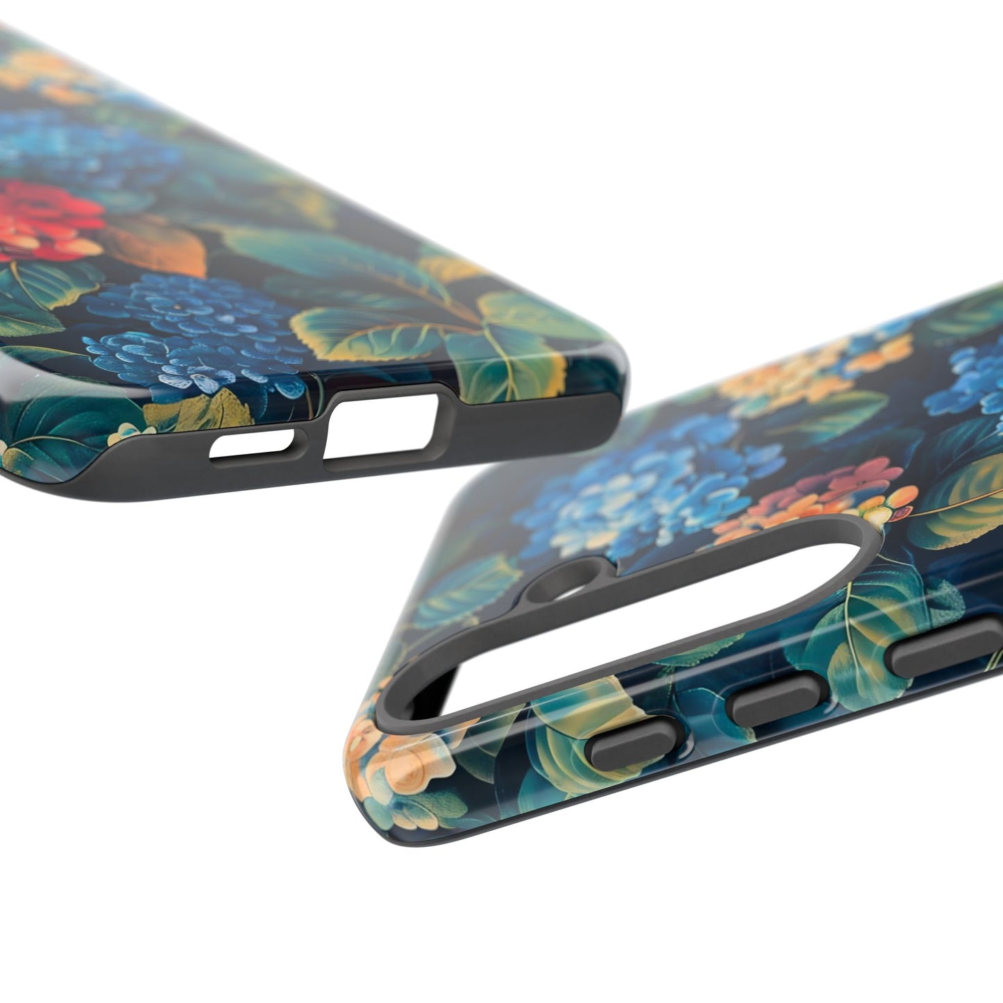 Floral Phone Case, Stylish Tough Case for Gardener Gift, Flower Lover Accessory, Pretty Floral Design, Protective Case