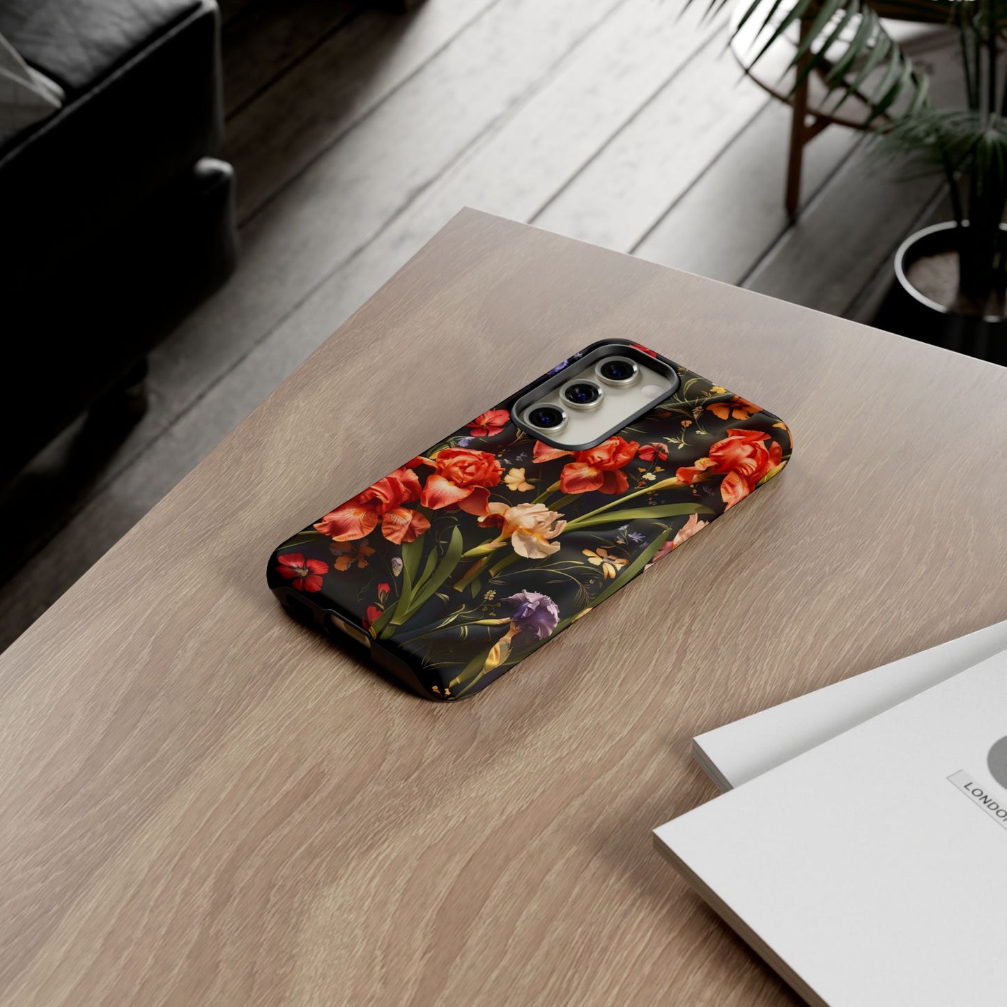Floral Tough Case for Phone, Durable Protective Phone Cover, Gift for Flower Lovers, Phone Accessories, Spring Vibes