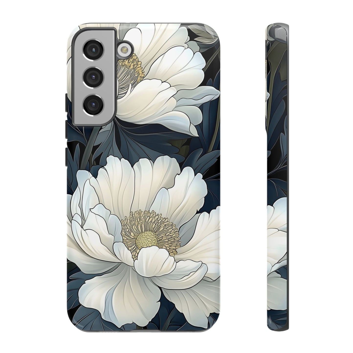 Elegant Floral Phone Case, Floral iPhone Cover, Flower Art Phone Case, Eco-Friendly Mobile Protection, Tough & Stylish Phone Case