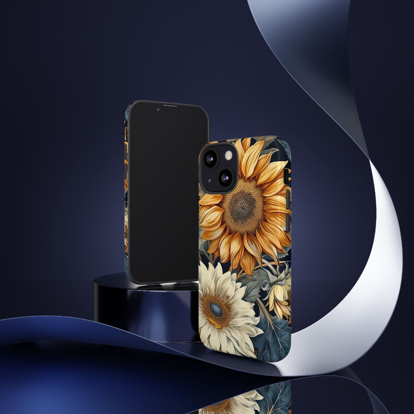 Sunflower Phone Case, Floral Tough Phone Cover, Gift for Nature Lovers, Phone Accessories, Sunflower Gifts
