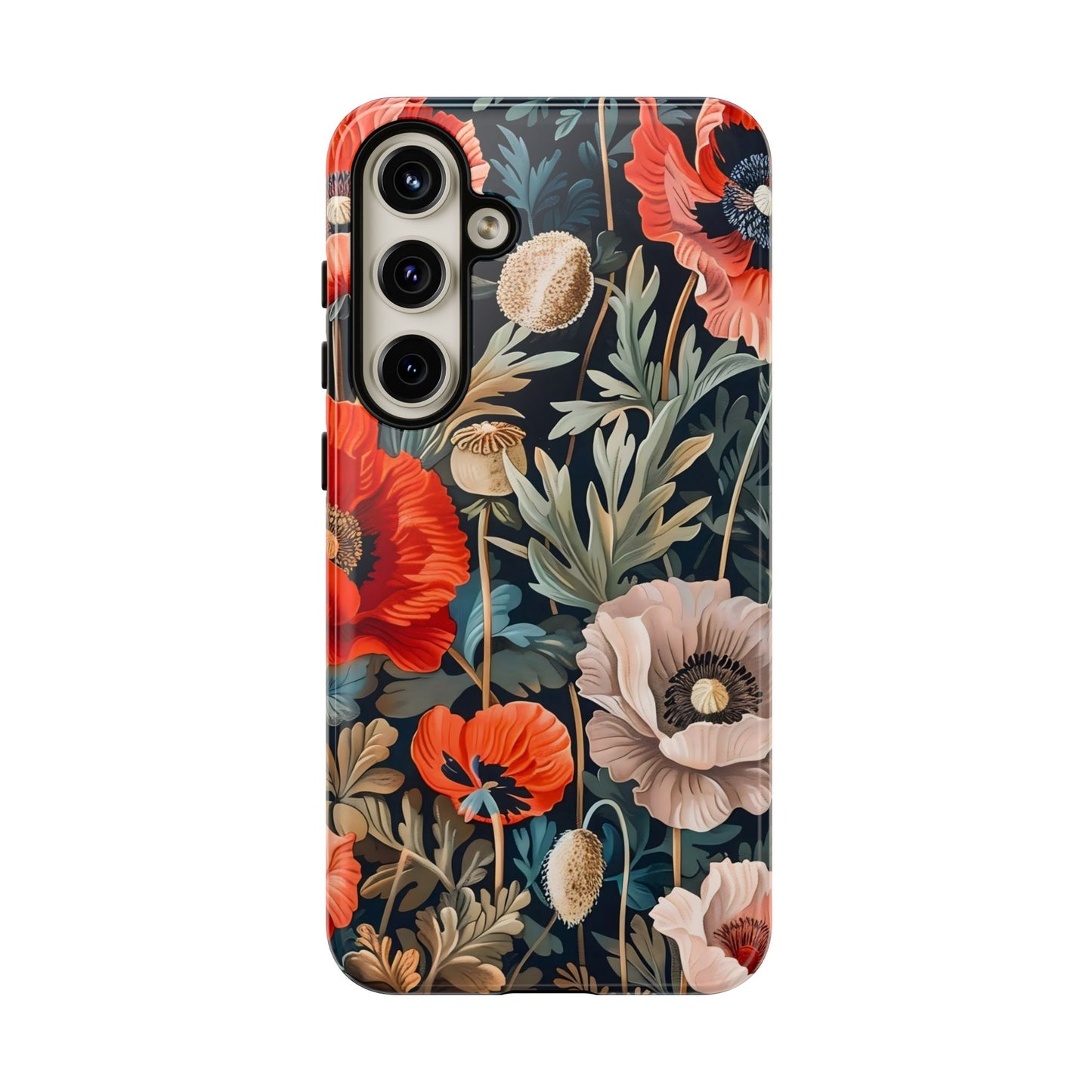 Floral Phone Case - Tough Cases, Flower Design, Chic Tech Accessories, Stylish Gifts, Unique Phone Protectors