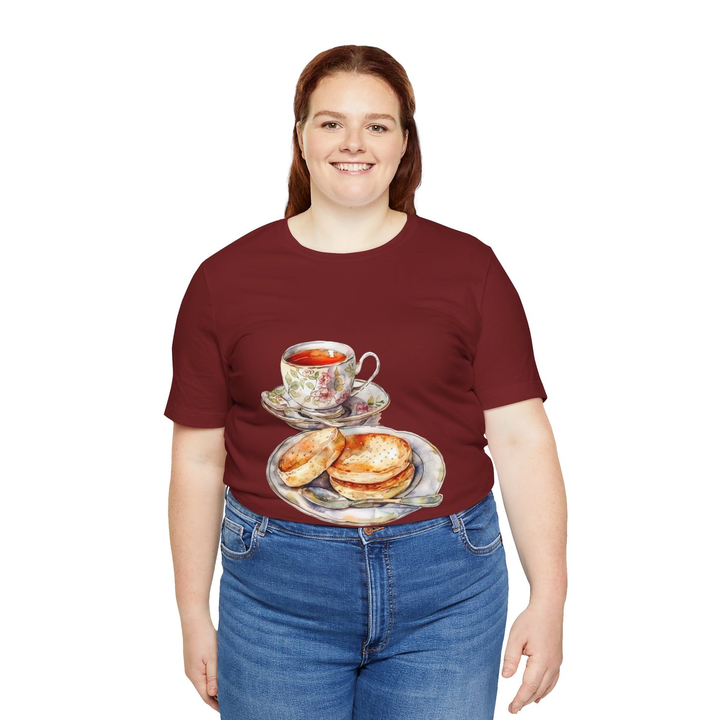 Unisex Jersey Short Sleeve Tee - A Taste of Tradition - Iconic British Cuisine