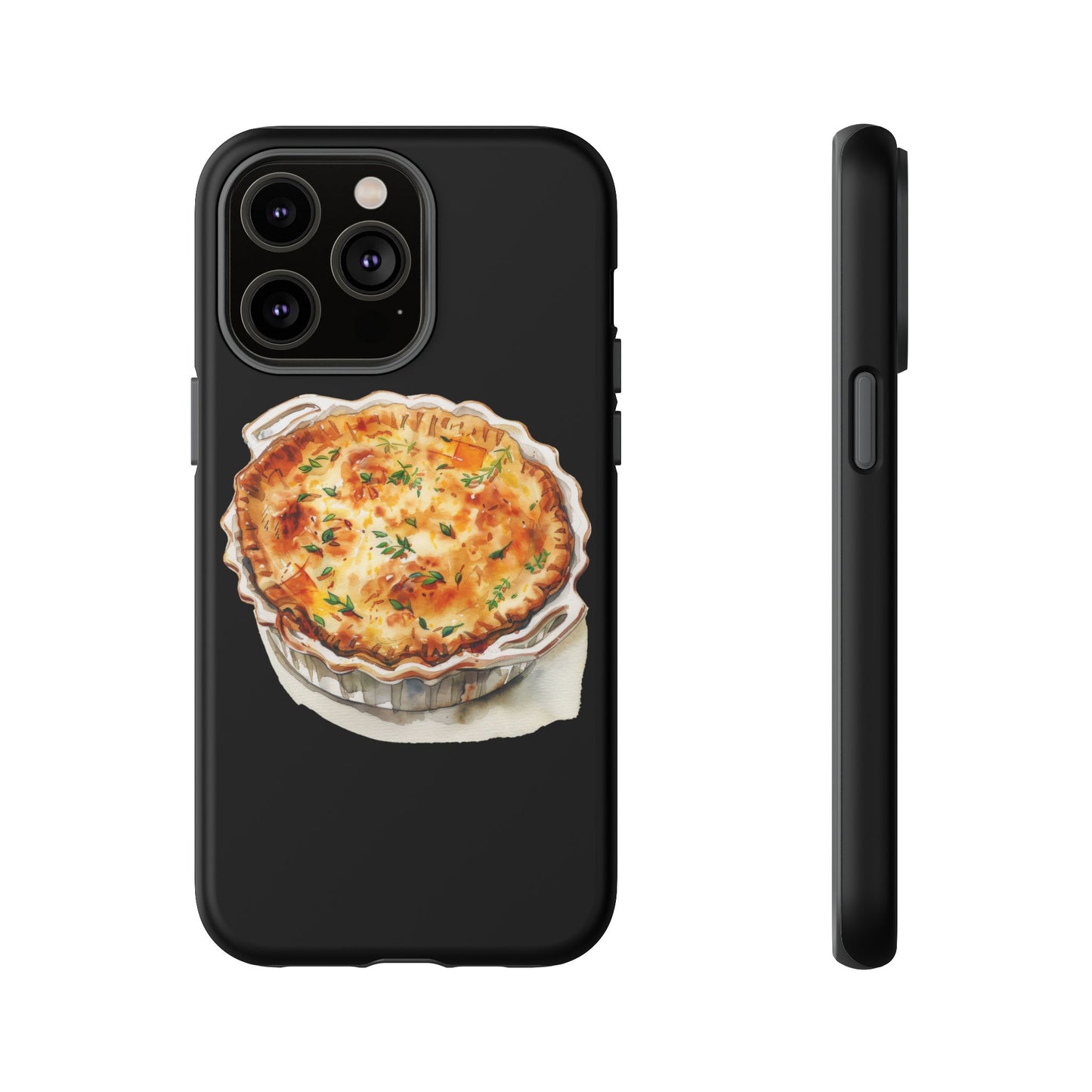 Quiche Phone Case - Funky Kitchen Decor, Foodie Gift, Chef Accessories, Culinary Art, Quirky Phone Cover