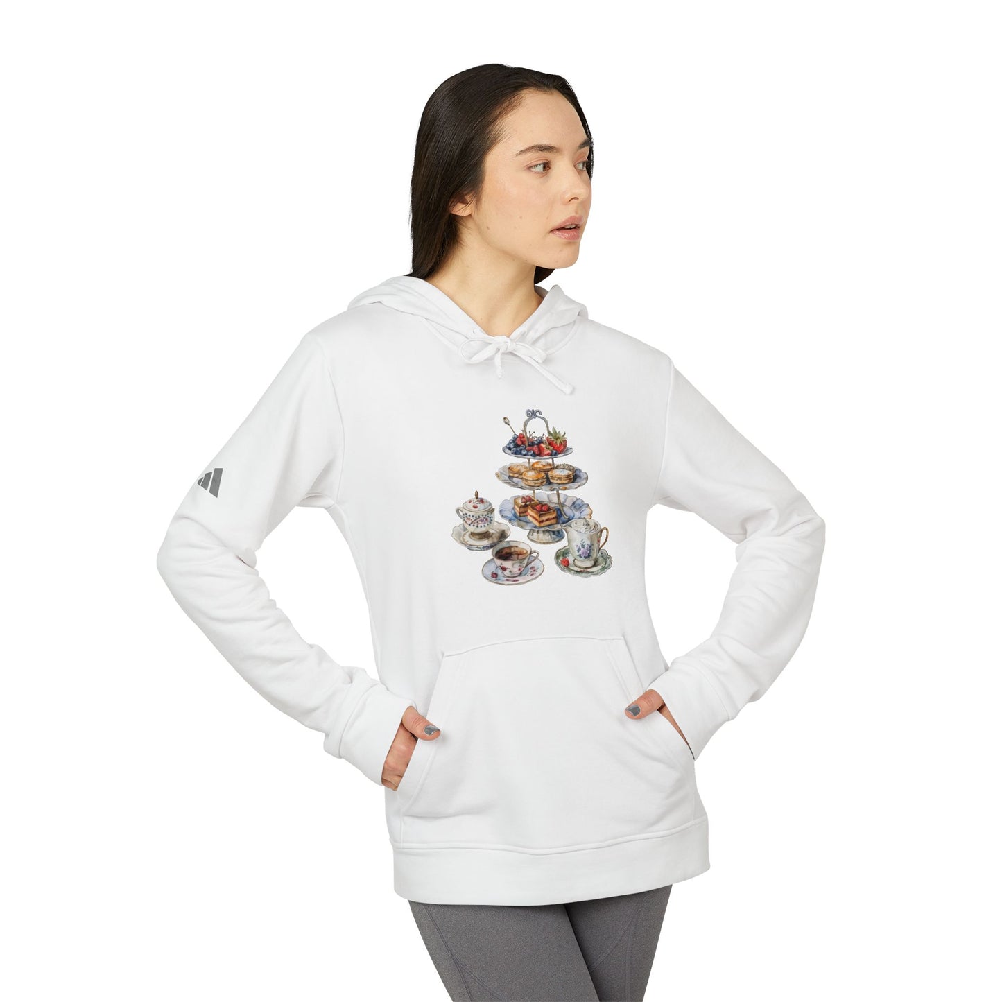 adidas Unisex Fleece Hoodie - British Royal Dining
