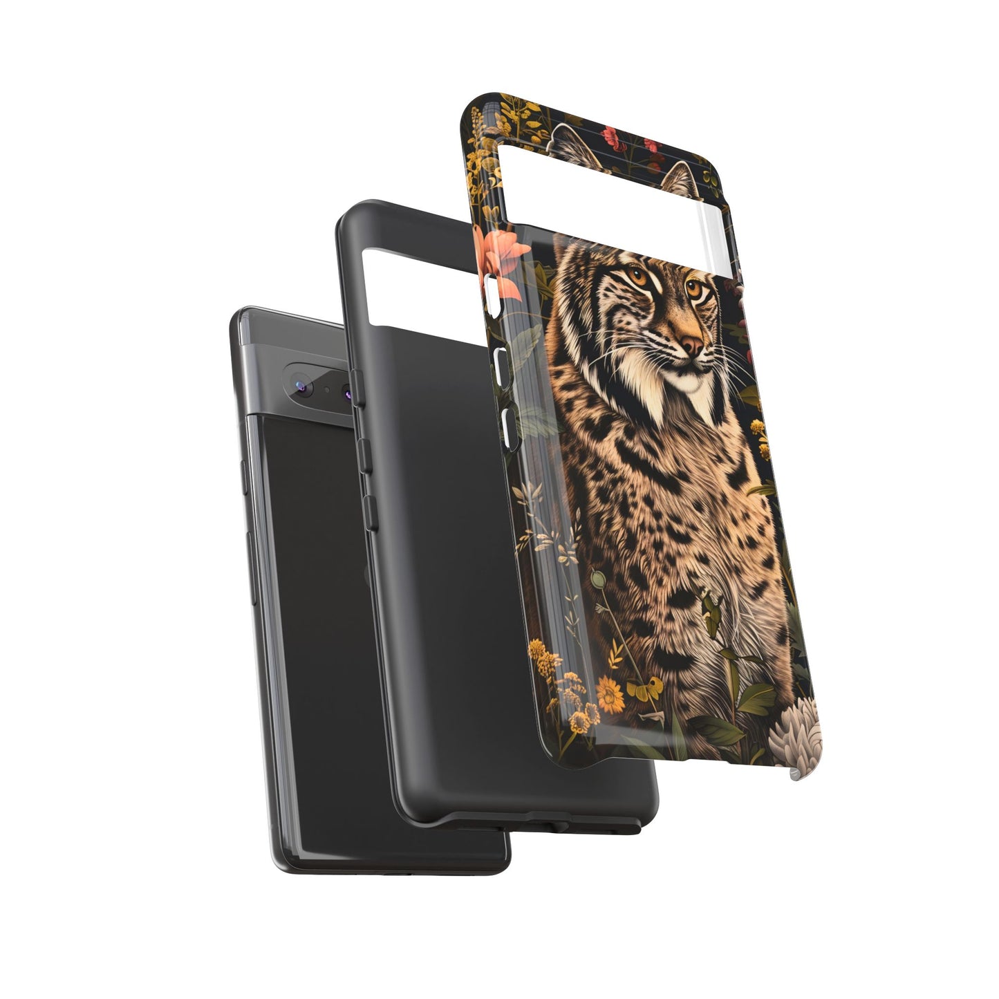 Wildlife Phone Case with Lynx Design, Tough Cases, Animal Lovers Gift, Nature Inspired Accessories, Unique Tech Protection