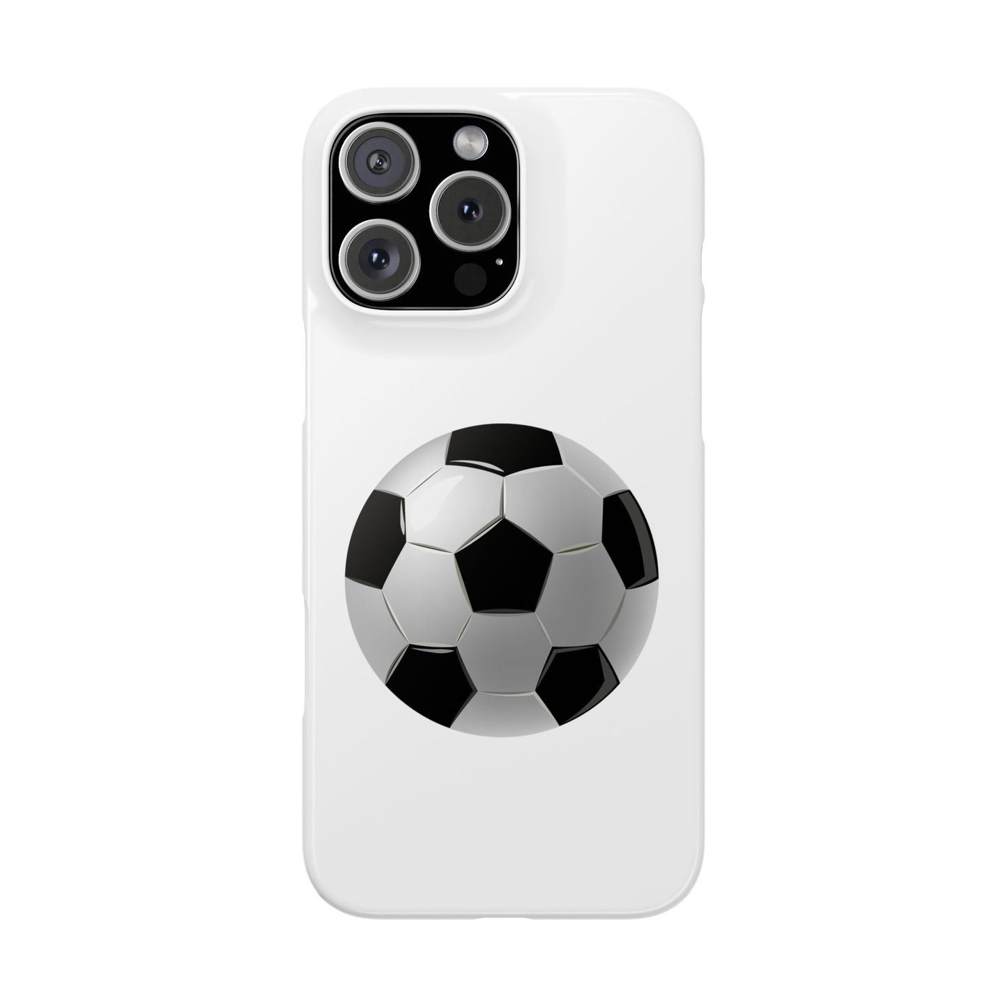 Soccer Ball Slim Phone Cases - Perfect for Sports Lovers, Gift for Athletes, Birthday Present, Stylish Accessories, Phone Protection