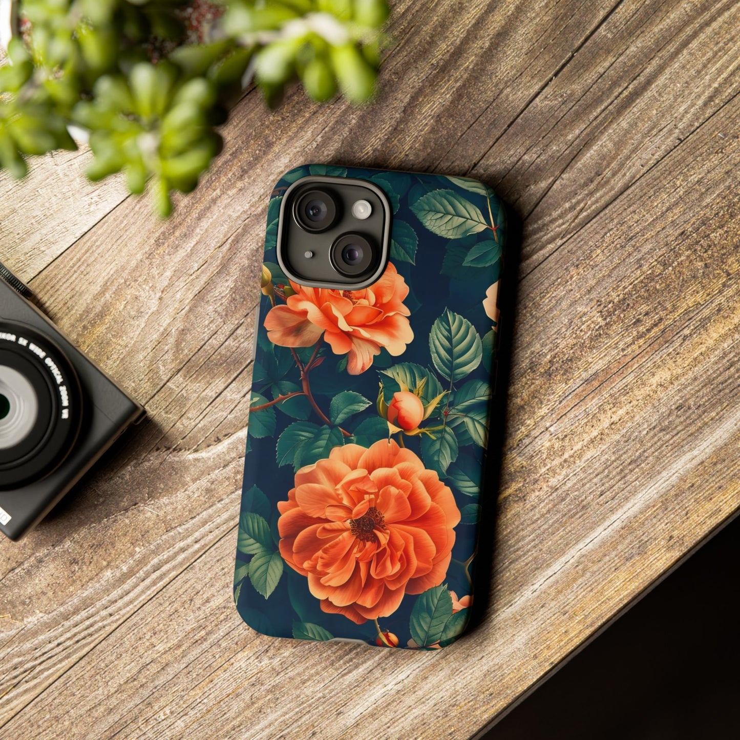 Floral Phone Case, Tough Cases for Nature Lovers, Botanical Design, Phone Protection, Gift for Her, Trending Floral Accessories