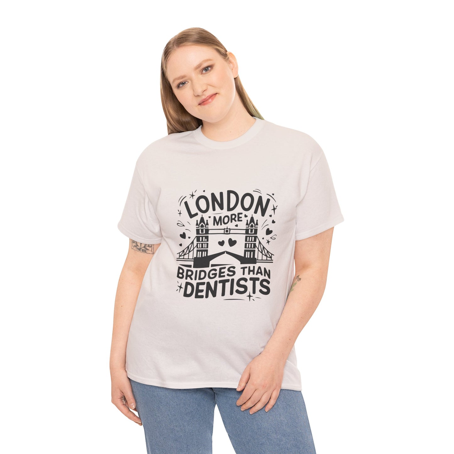 Unisex Heavy Cotton Tee - London is having more Bridges