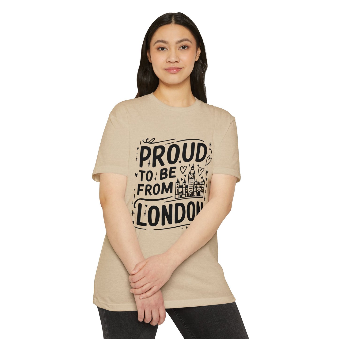 Unisex CVC Jersey T-shirt - Proud to be from London
