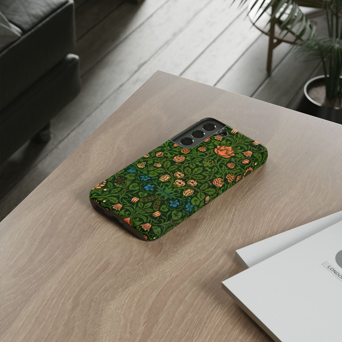 Crimson Leaf Whirl – Phone Case - Tough Cases
