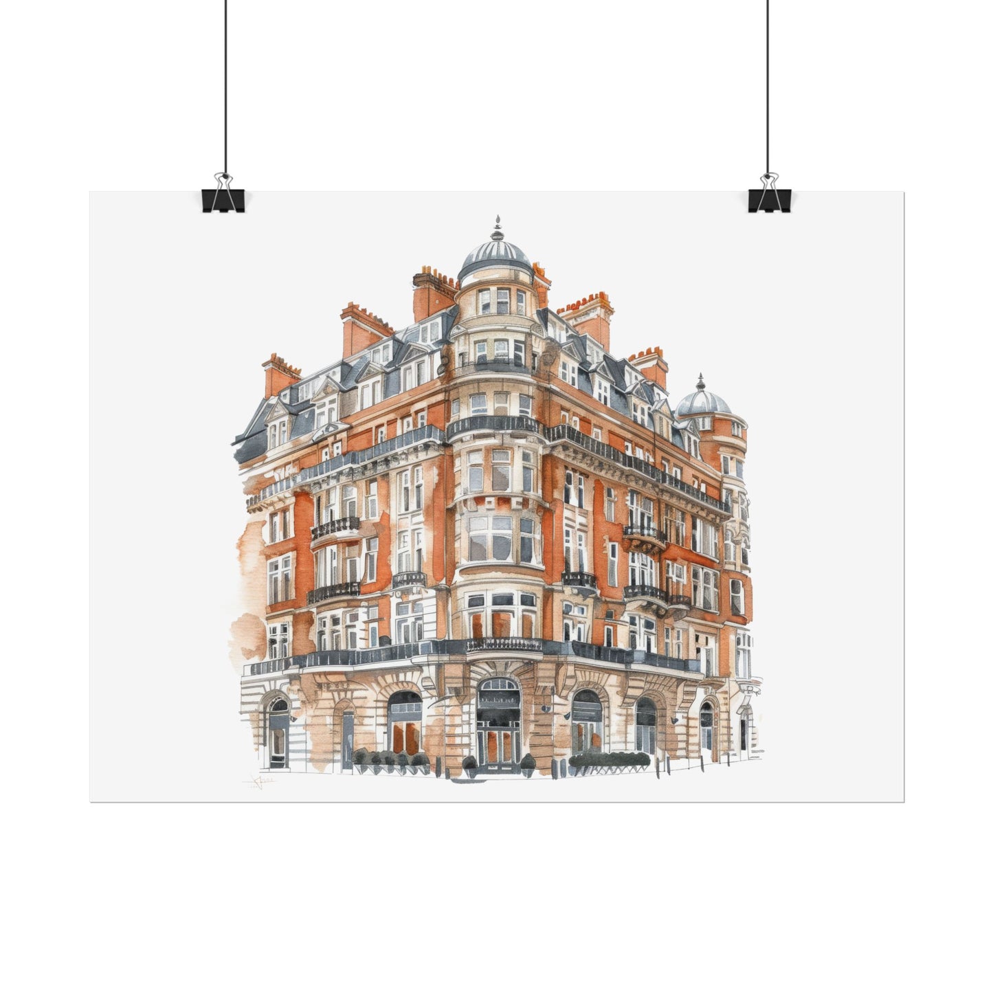 Elegant Architectural Rolled Posters, Art Prints for Home Decor, Gift for Housewarming, Wall Art for Living Room, Unique Art Decor