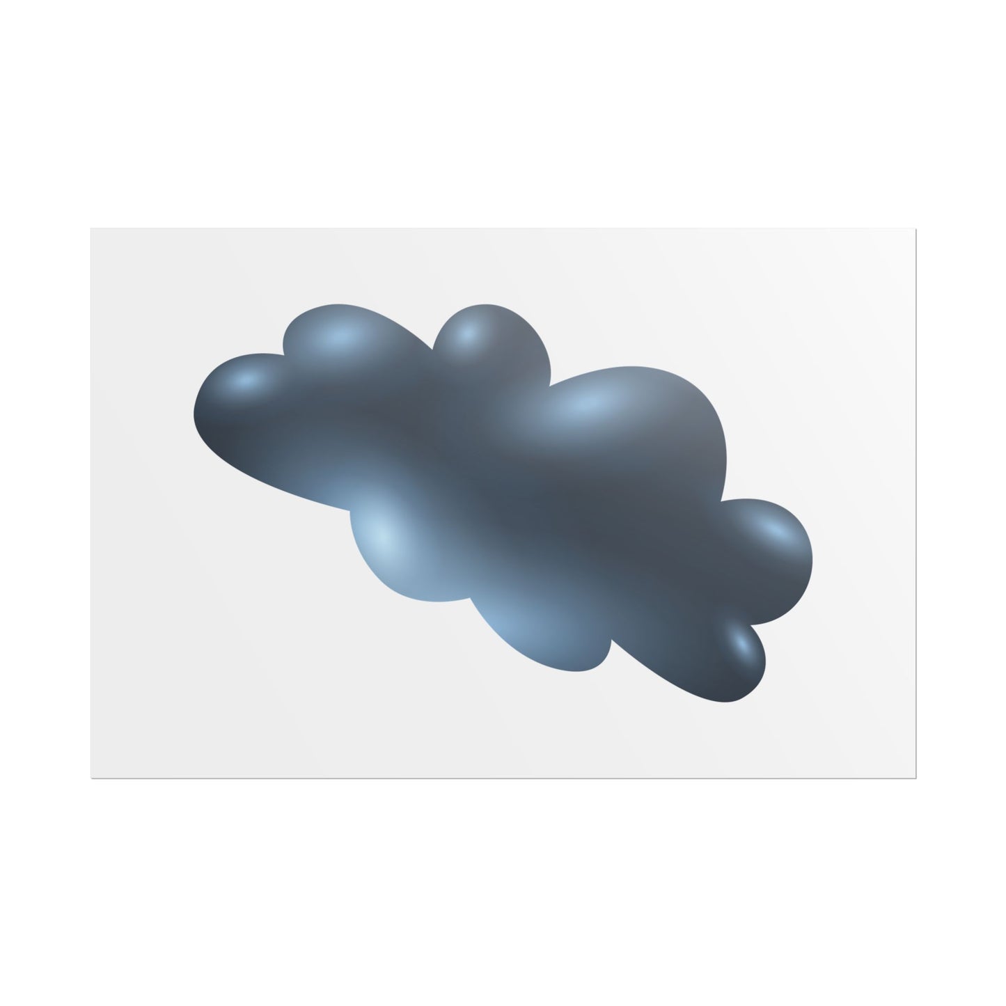Cloud Art Print, Modern Decor, Minimalist Wall Art, Home Office Decor, Unique Gift, Aesthetic Poster