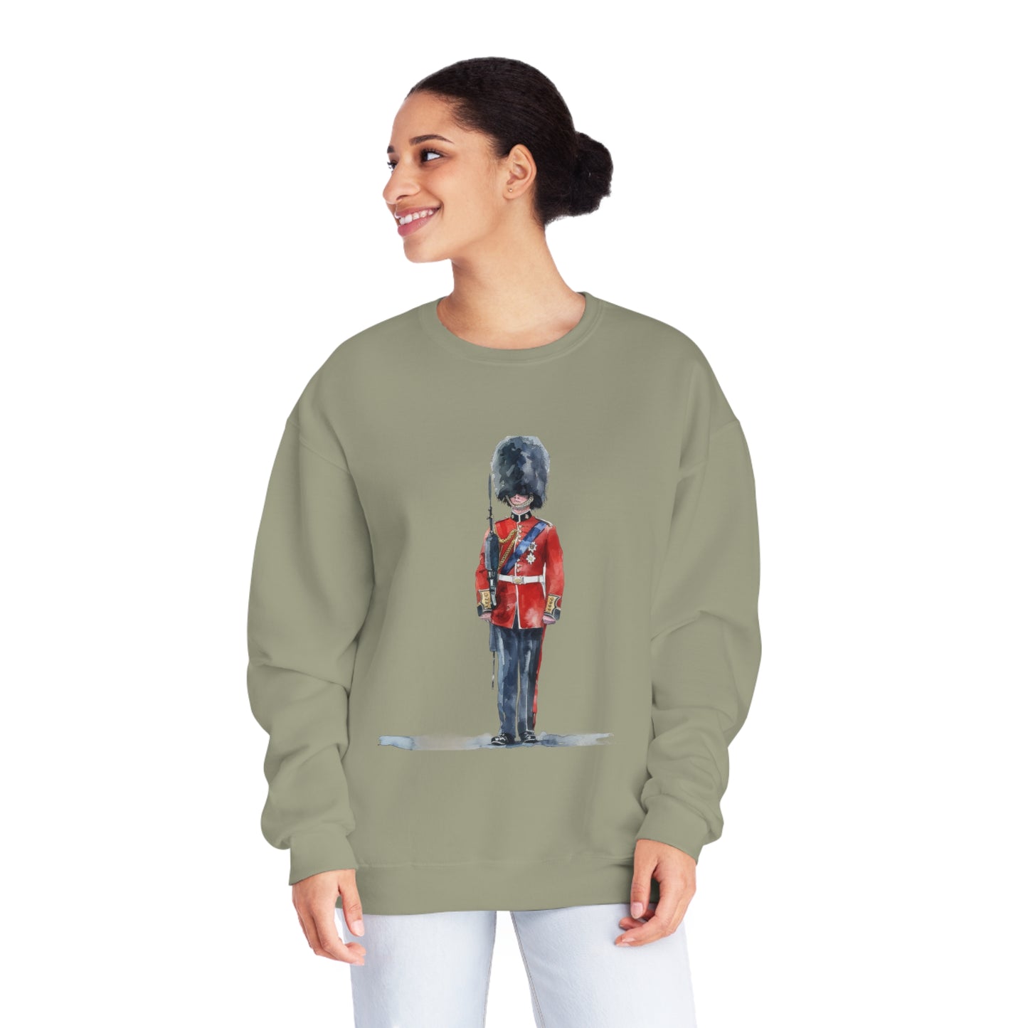Unisex NuBlend® Crewneck Sweatshirt - British Royal Guard - Iconic Symbol of Tradition and Honor