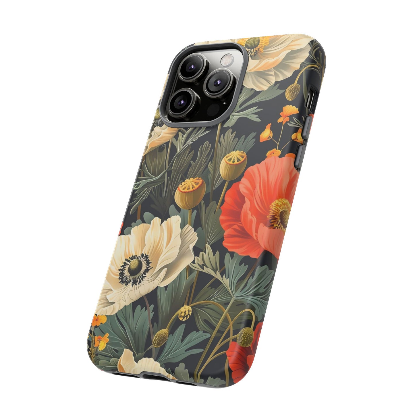 Floral Phone Case - Tough Cases with Vibrant Garden Design, Phone Accessory, Gift for Her, Spring Style, Nature Lover