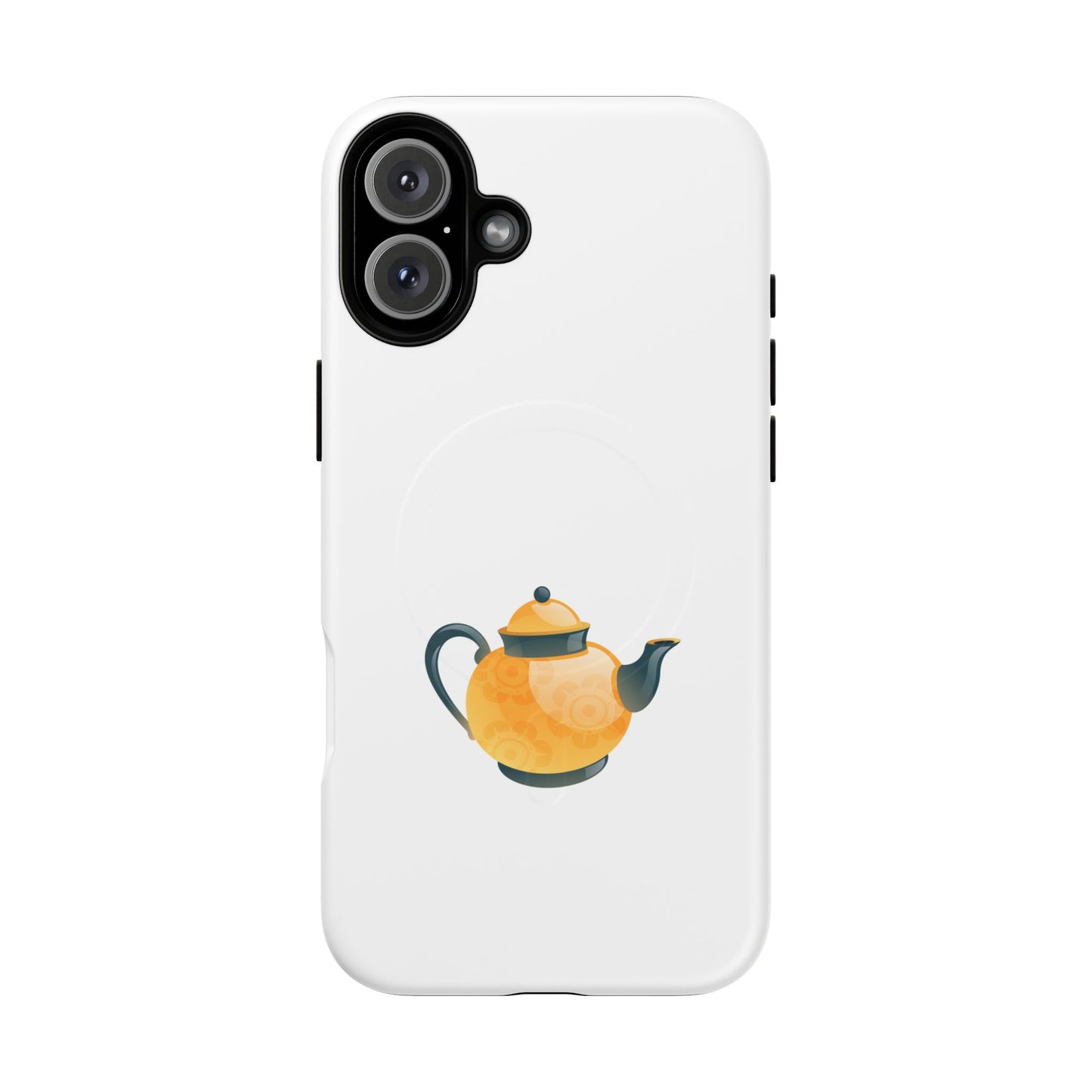 Chic Teapot Magnetic Phone Case, Tough Magnetic Cases, Phone Accessory, Gift for Tea Lovers, Unique Phone Case, Stylish Mobile Cover