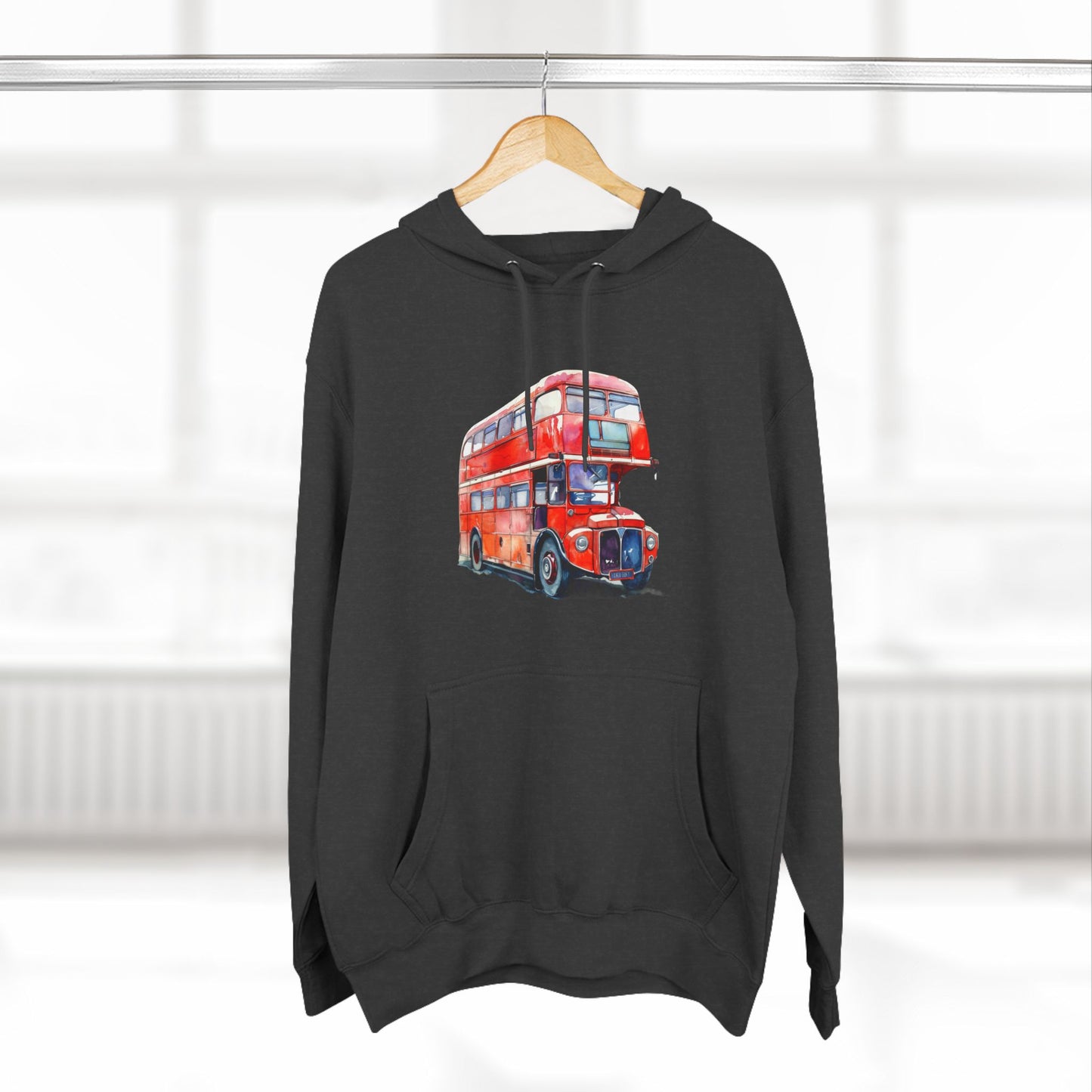 Vintage Car Trendy Three-Panel Fleece Hoodie