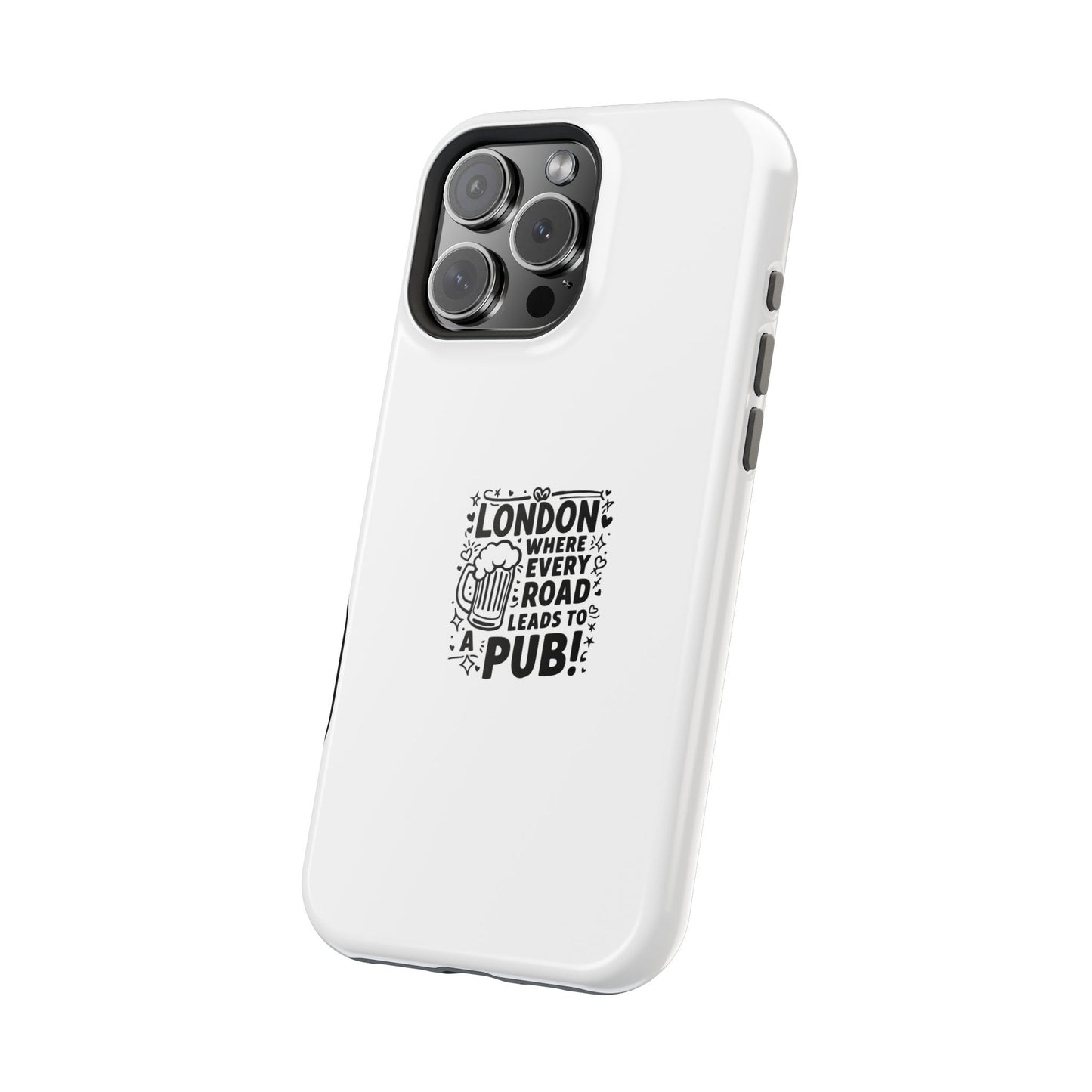 London Pub Themed Magnetic Tough Case - Perfect for Beer Lovers and Travelers