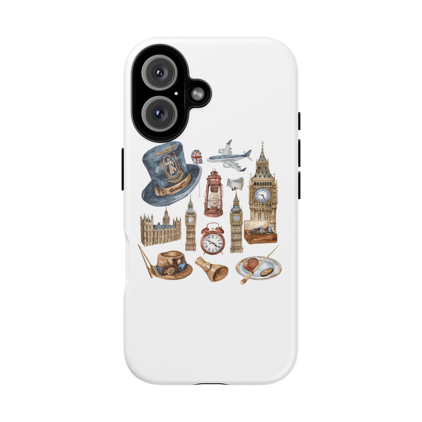 London-Themed Phone Case, Durable iPhone Cover, Gift for Travelers, Unique Cell Phone Accessories, Stylish Gadget Protection