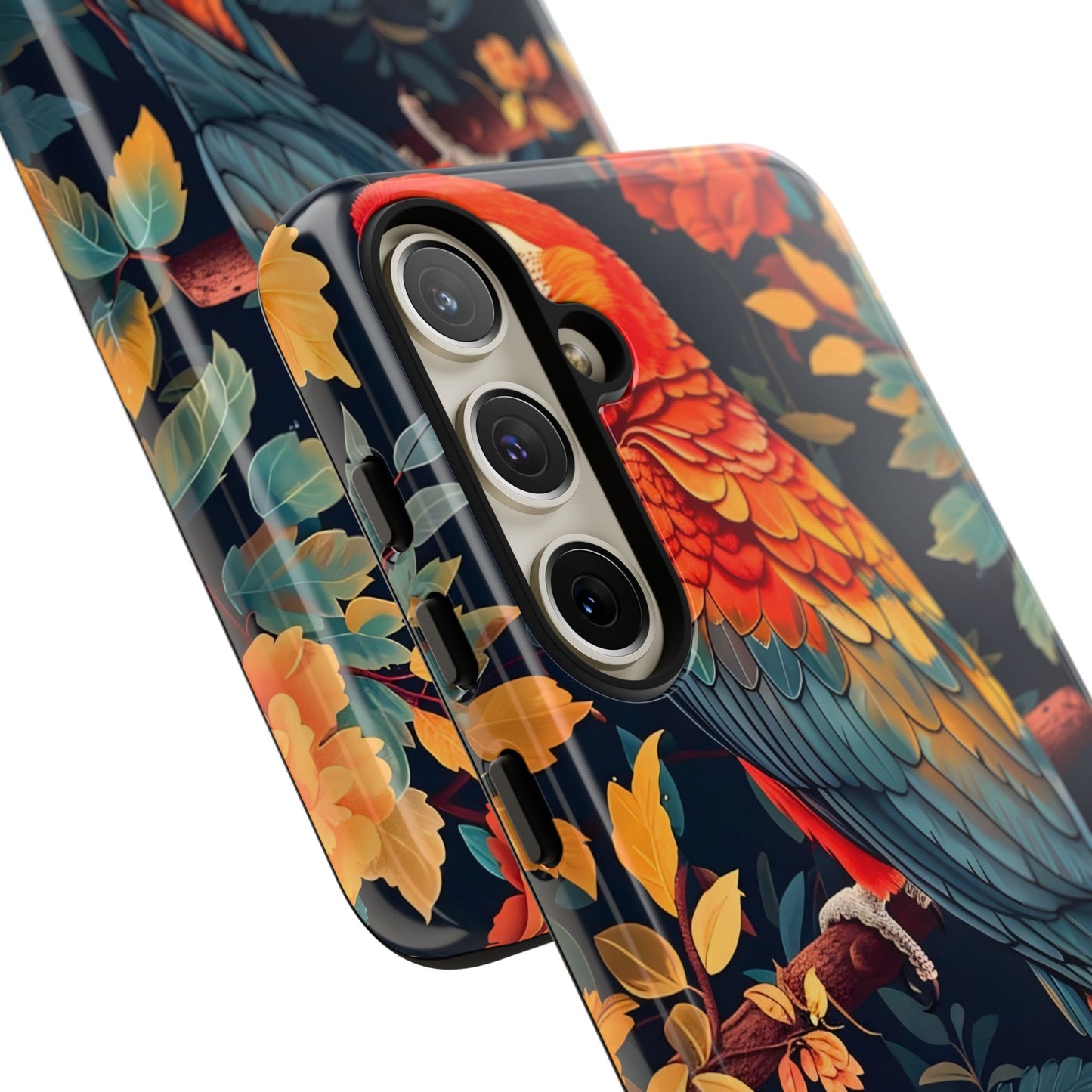 Vibrant Parrot Phone Case - Tough, Stylish, Nature-Inspired, Tropical, Wildlife, Perfect Gift, Summer Vibes