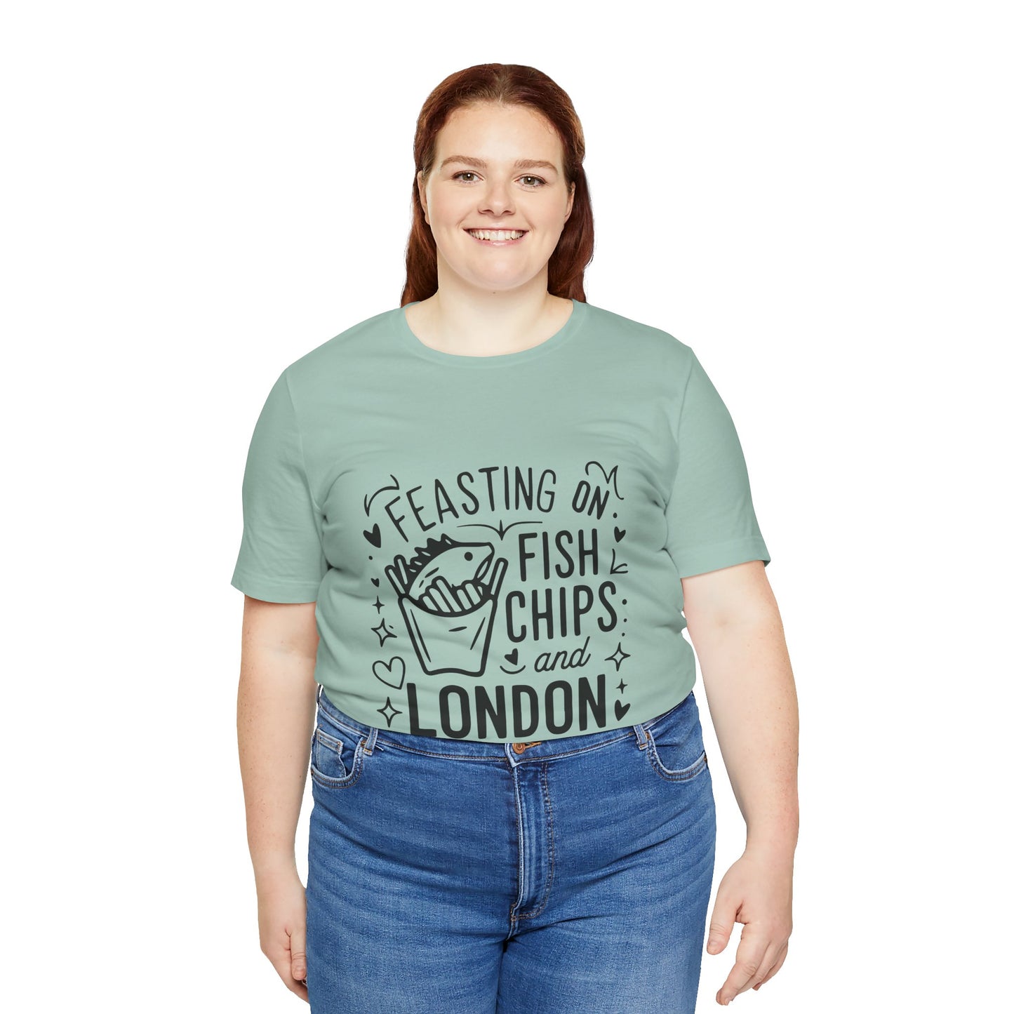 Unisex Jersey Short Sleeve Tee - Fsih Chips and London