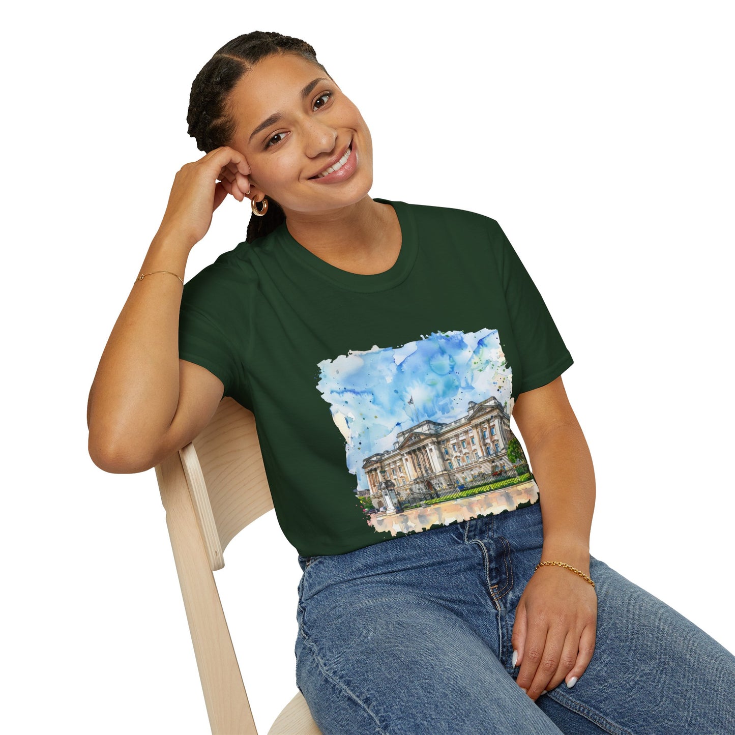Unisex Softstyle T-Shirt - England Aesthetics - Embracing Classic British Charm