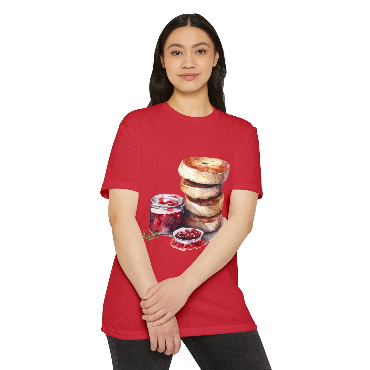 Unisex CVC Jersey T-shirt - From Pies to Puddings - Classic British Dishes