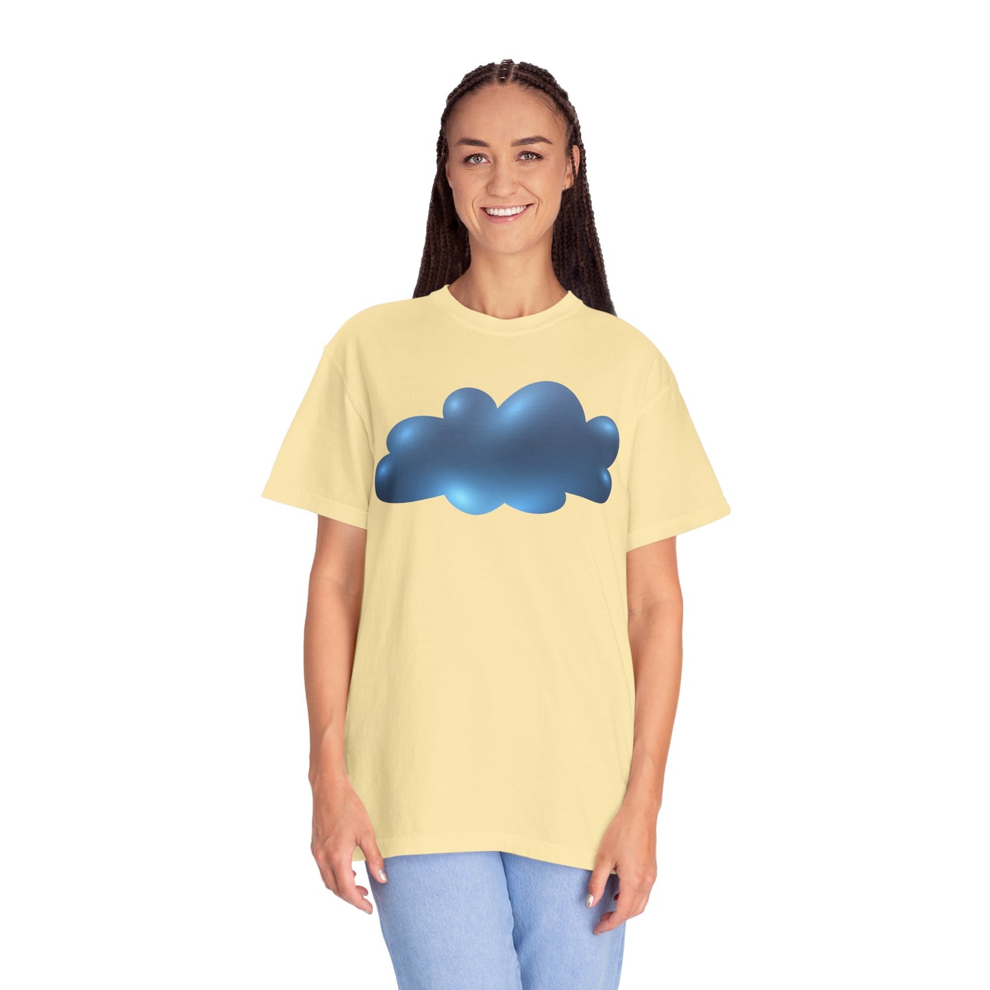 Unisex Garment-Dyed T-shirt - Serene Cloudscape