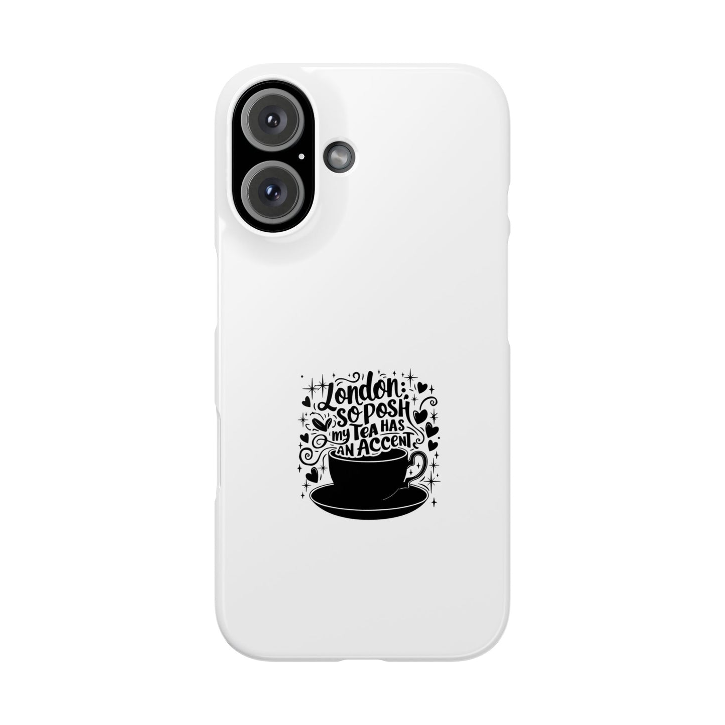 Coffee Lover Slim Phone Cases, Custom Smartphone Cover, Gifts for Coffee Enthusiasts, Unique Accessories, Birthday Gift Idea