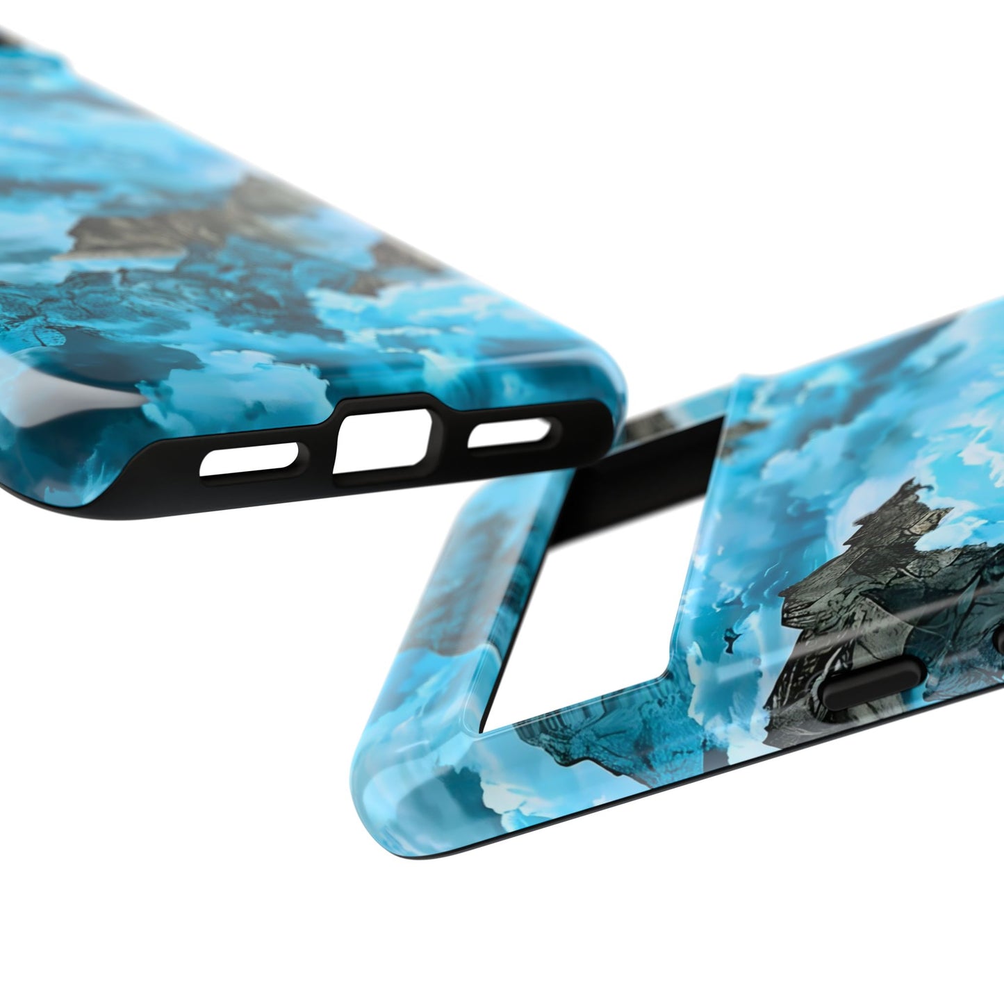 Mountain Wave Phone Case - Adventure Gear, Outdoor Gifts, Stylish Cases, Trendy Accessories, Nature Lovers