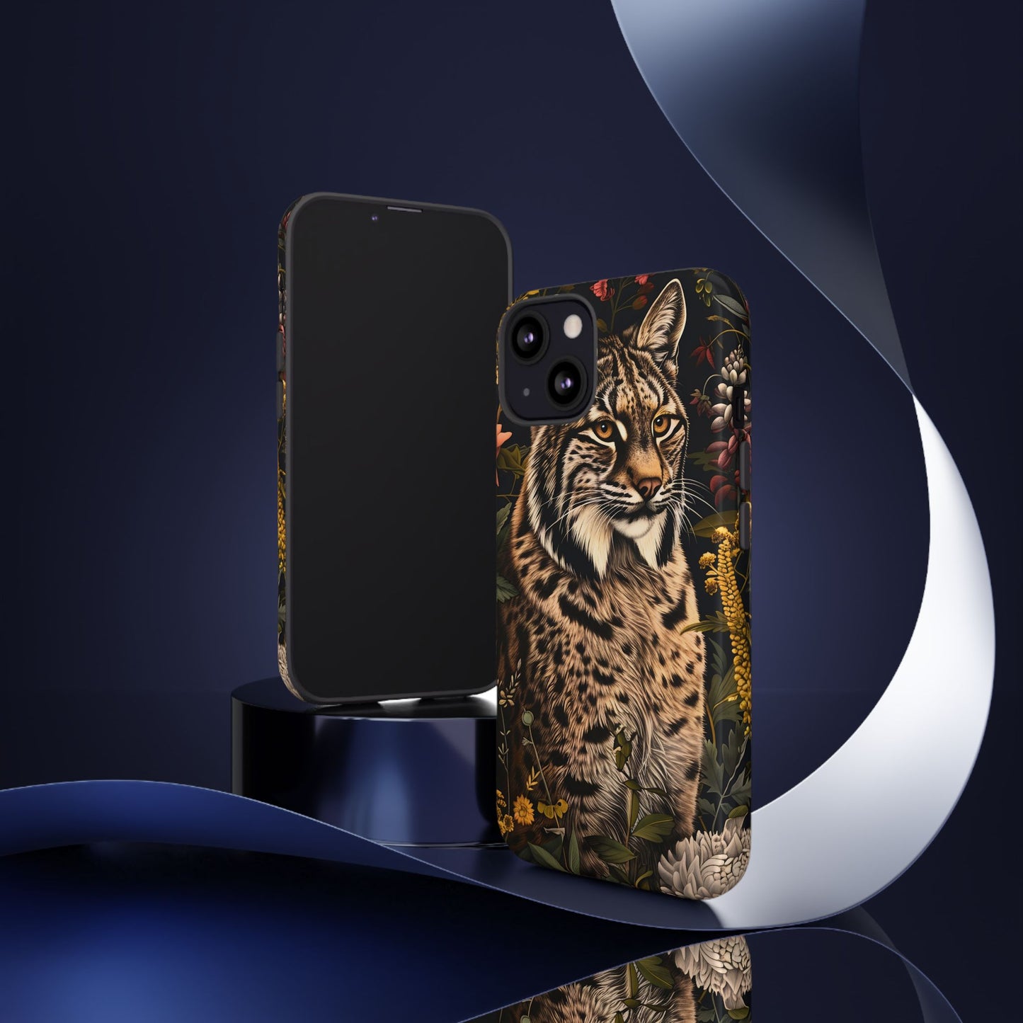 Wildlife Phone Case with Lynx Design, Tough Cases, Animal Lovers Gift, Nature Inspired Accessories, Unique Tech Protection