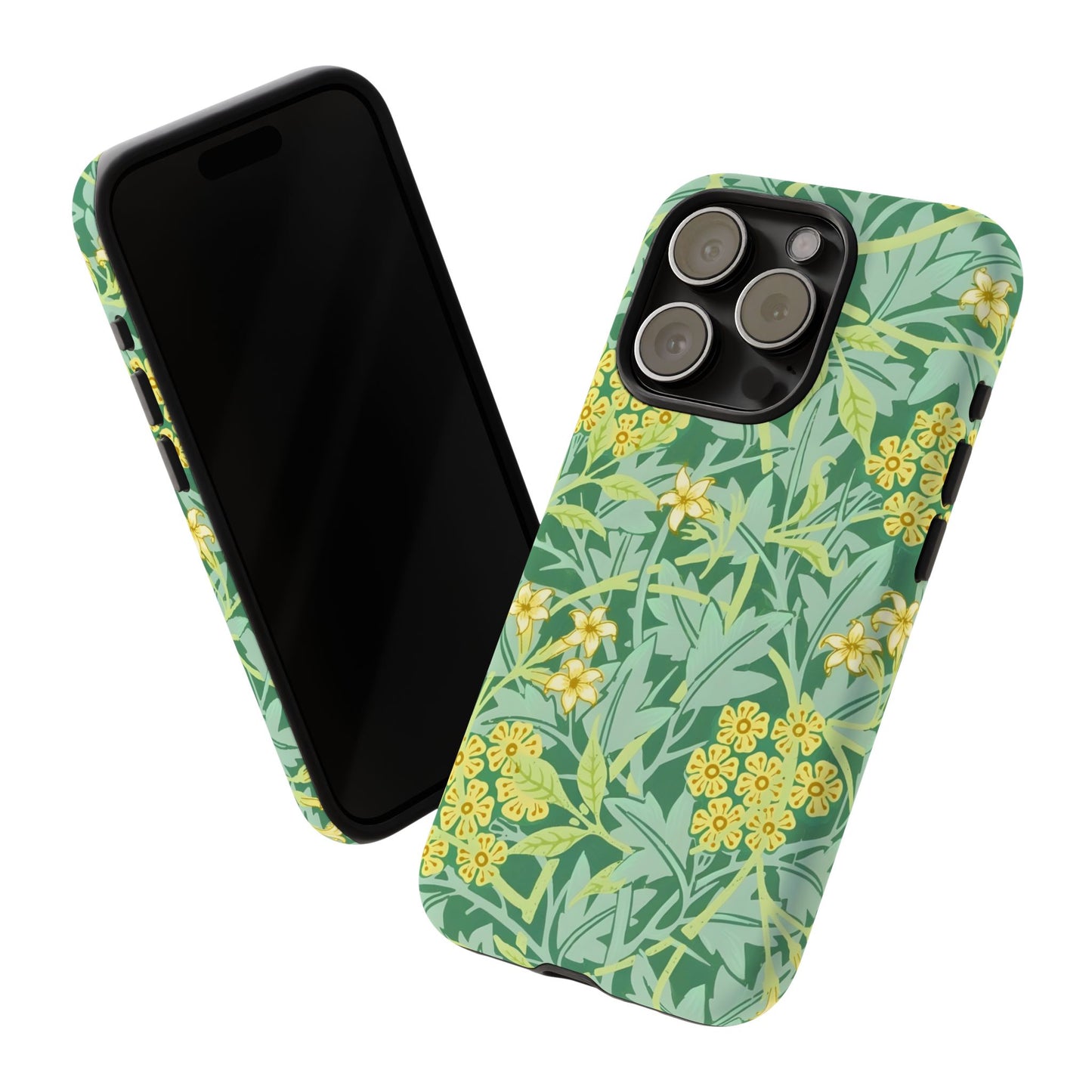 Tough Cases Organic Floral Phone Case, Stylish iPhone Cover, Eco-Friendly Gift, Nature Lover Accessory, Spring Decor, Unique Phone Protector
