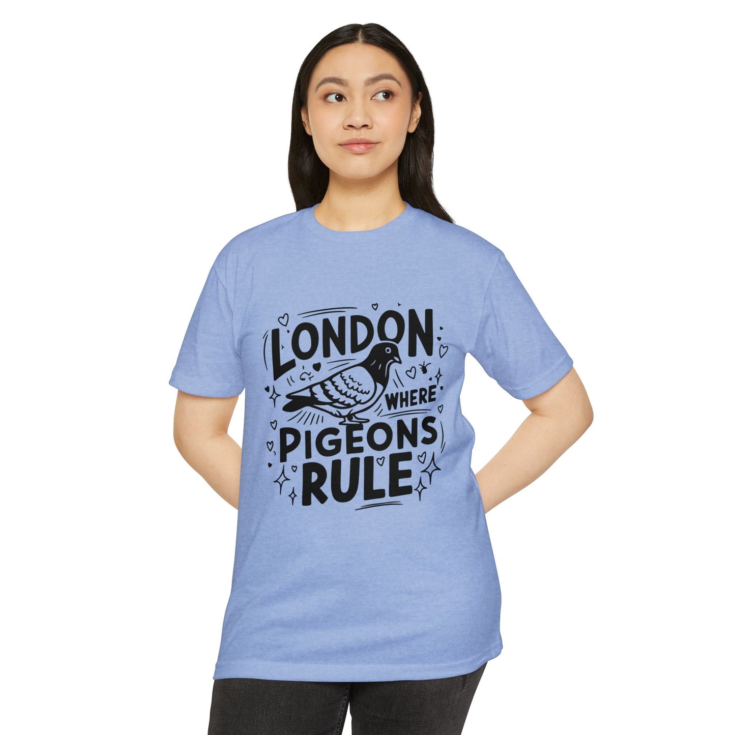 Unisex CVC Jersey T-shirt - London Where Pigeons Rule