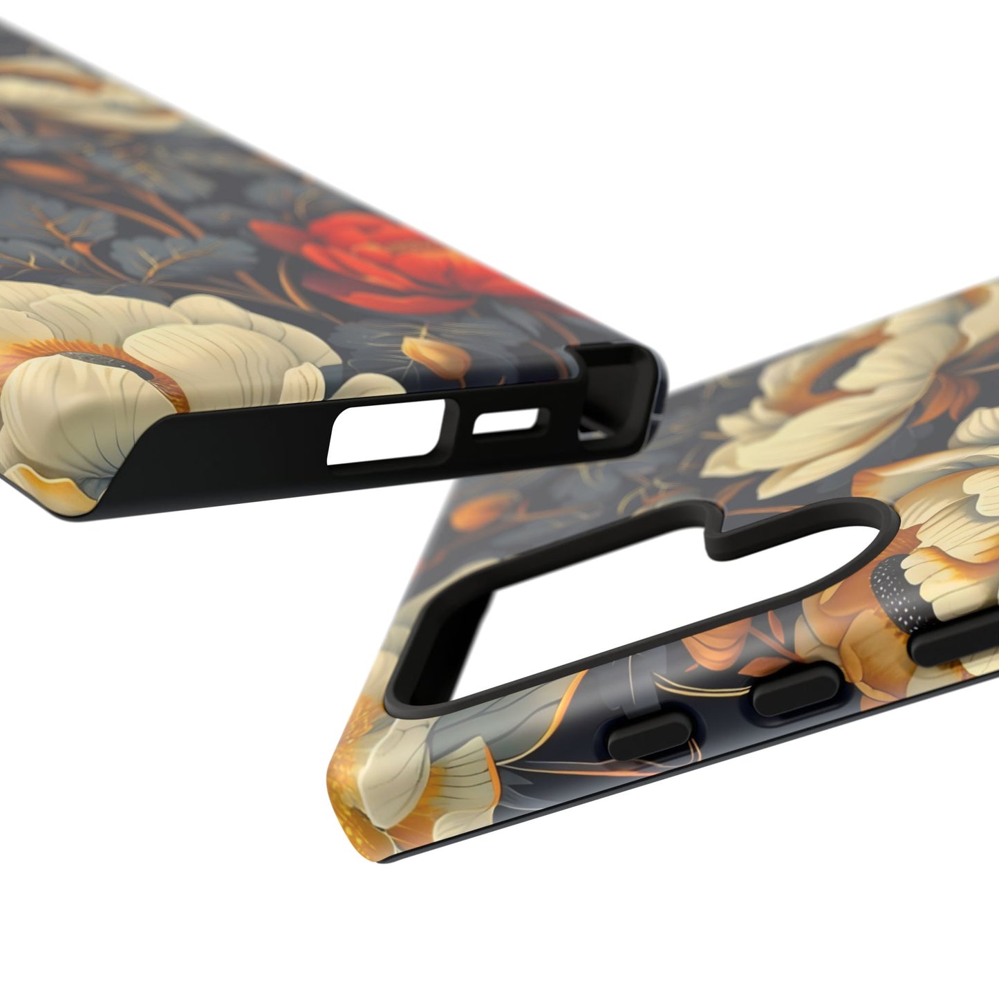 Floral Phone Case - Tough Cases, Stylish Mobile Cover, Flower Design, Holiday Gift, Trendy Accessory, Eco-Friendly Case