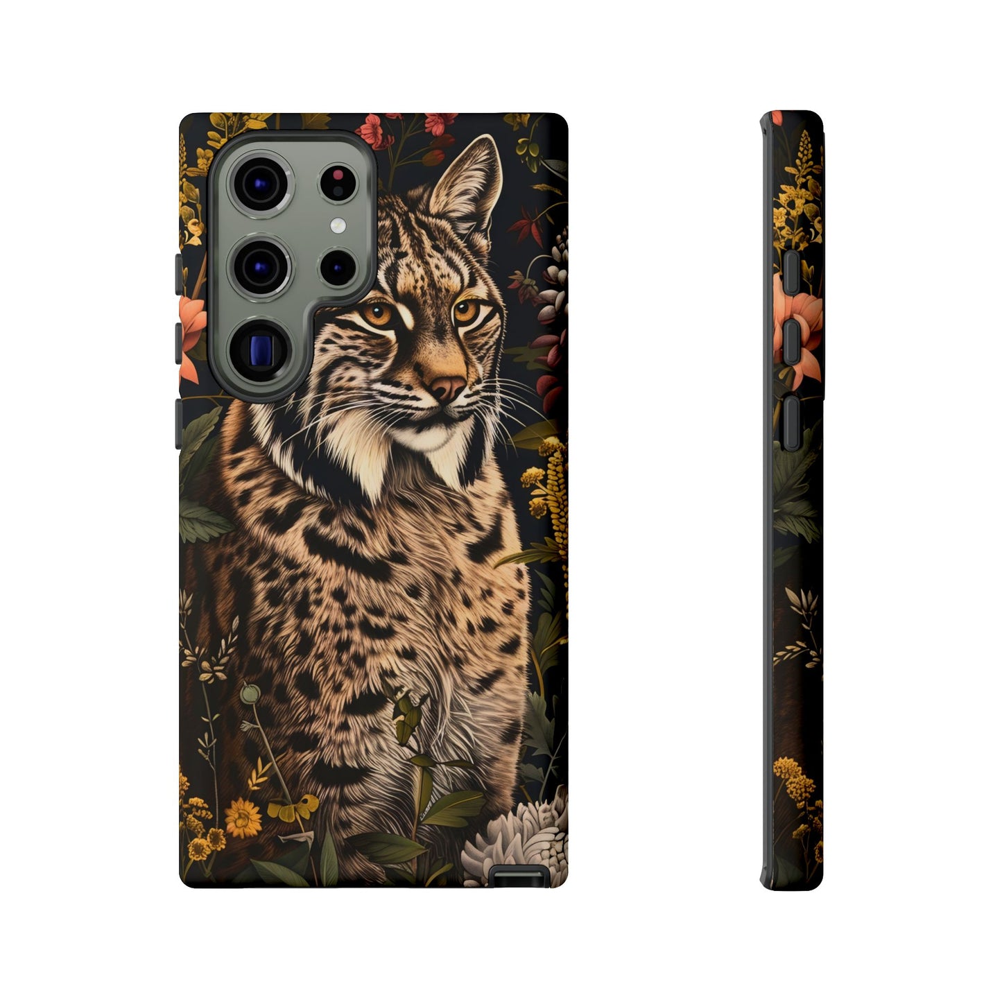 Wildlife Phone Case with Lynx Design, Tough Cases, Animal Lovers Gift, Nature Inspired Accessories, Unique Tech Protection