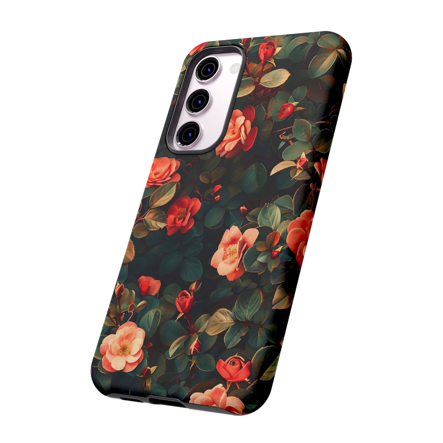 Floral Phone Case - Elegant Floral Design, Tough Protective Case, Perfect Gift for Her, Trendy Phone Accessories, Mother’s Day, Birthday