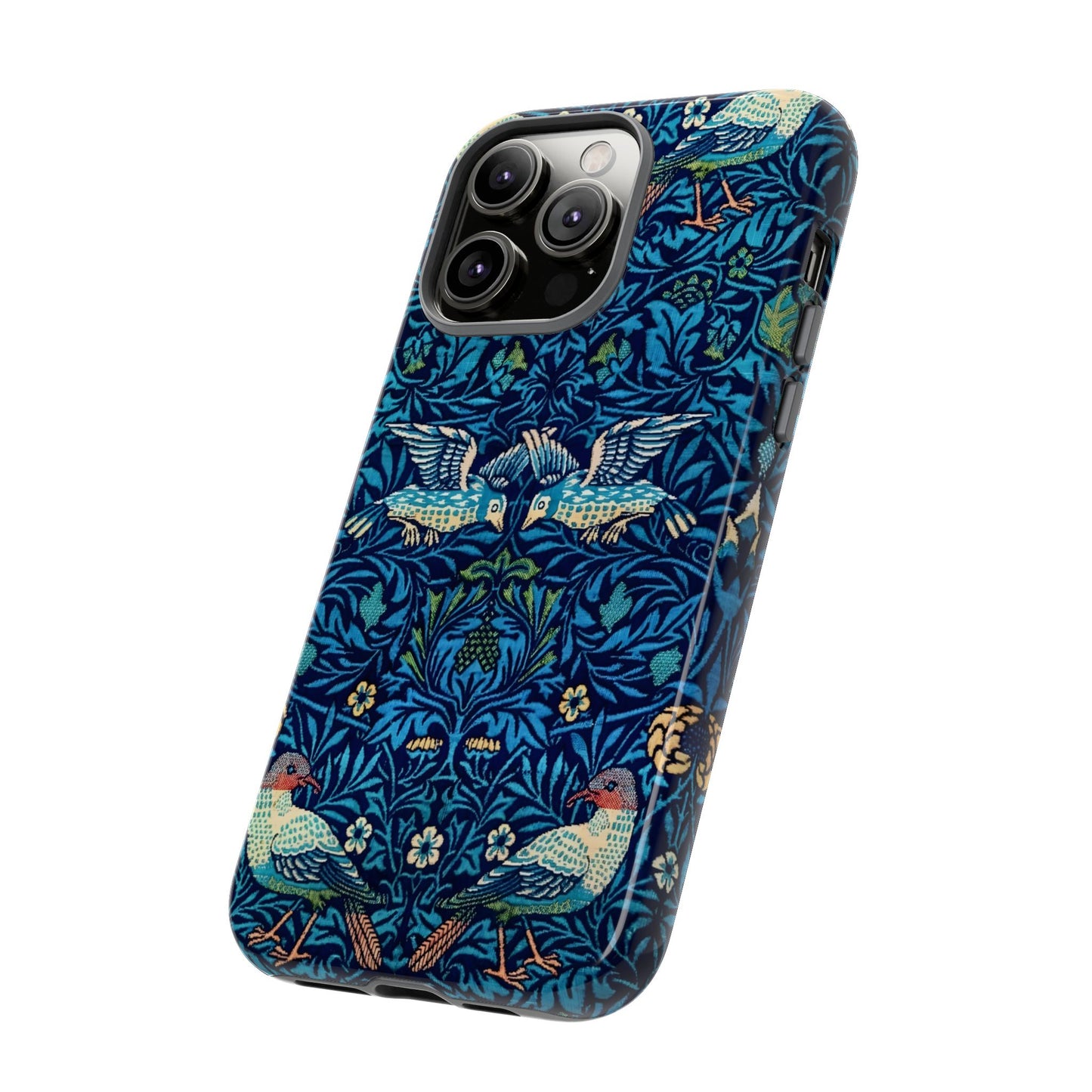 Elegant Bird Pattern Phone Case | Nature Lover Gift, Stylish Mobile Cover, Floral Design, Eco-Friendly, Unique Cell Phone Protector