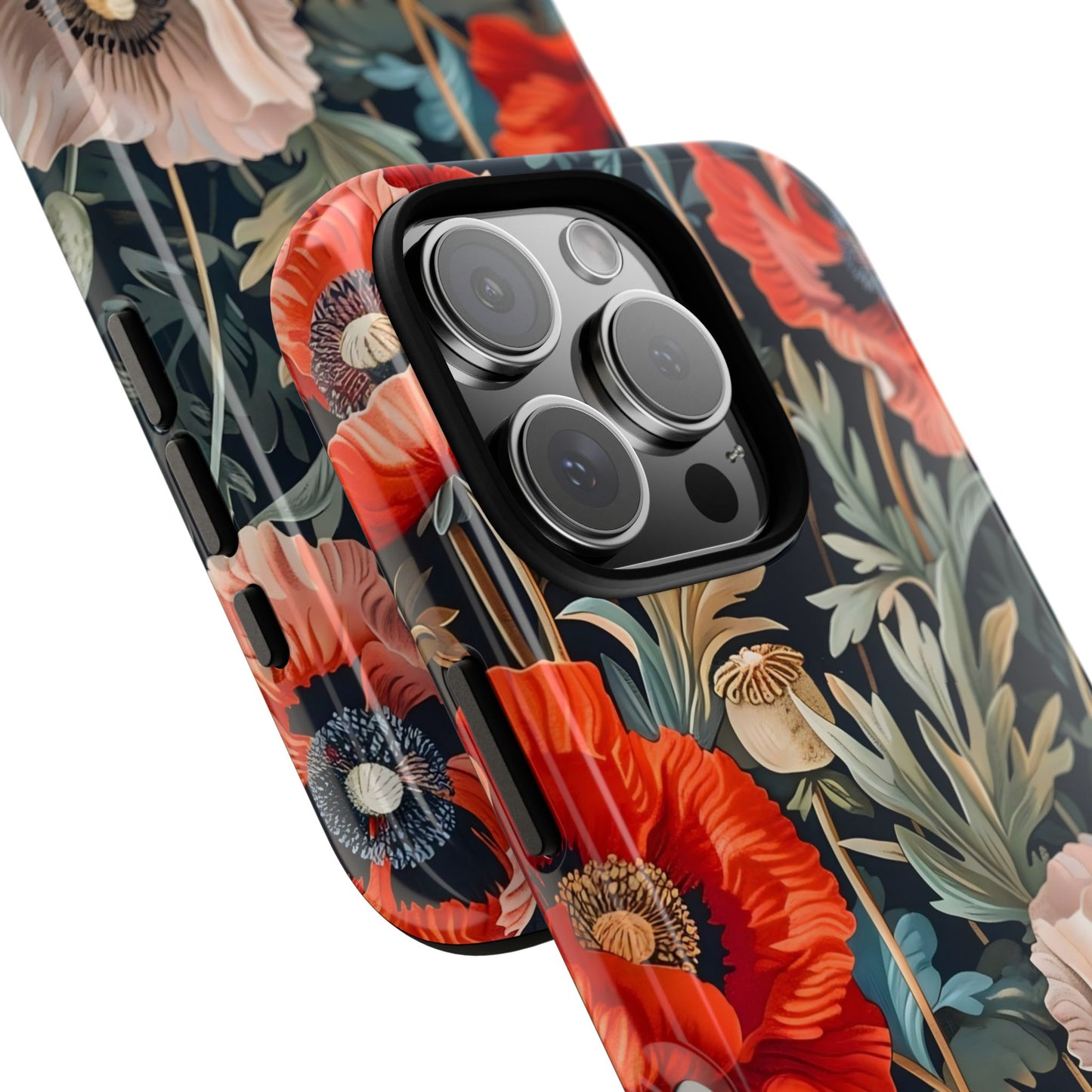 Floral Phone Case - Tough Cases, Flower Design, Chic Tech Accessories, Stylish Gifts, Unique Phone Protectors