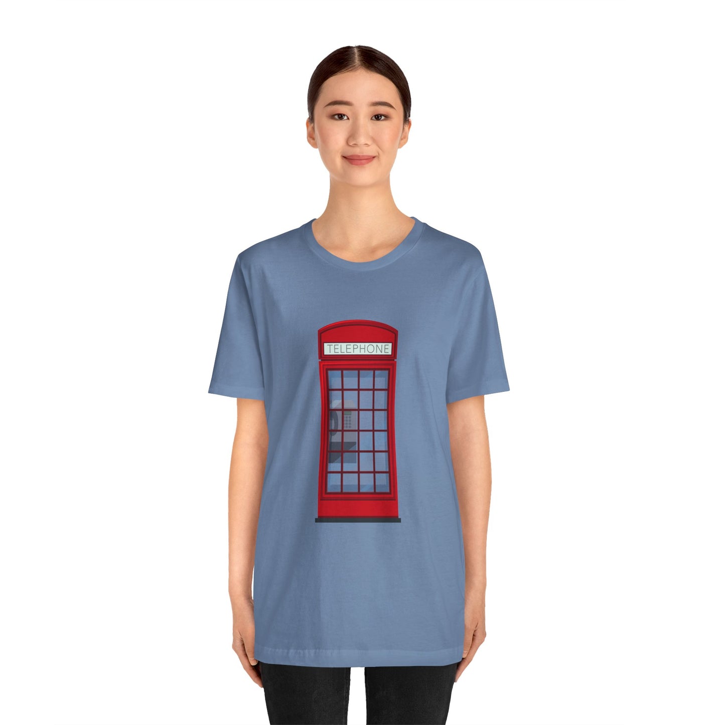 Unisex Jersey Short Sleeve Tee - British Public Telephone